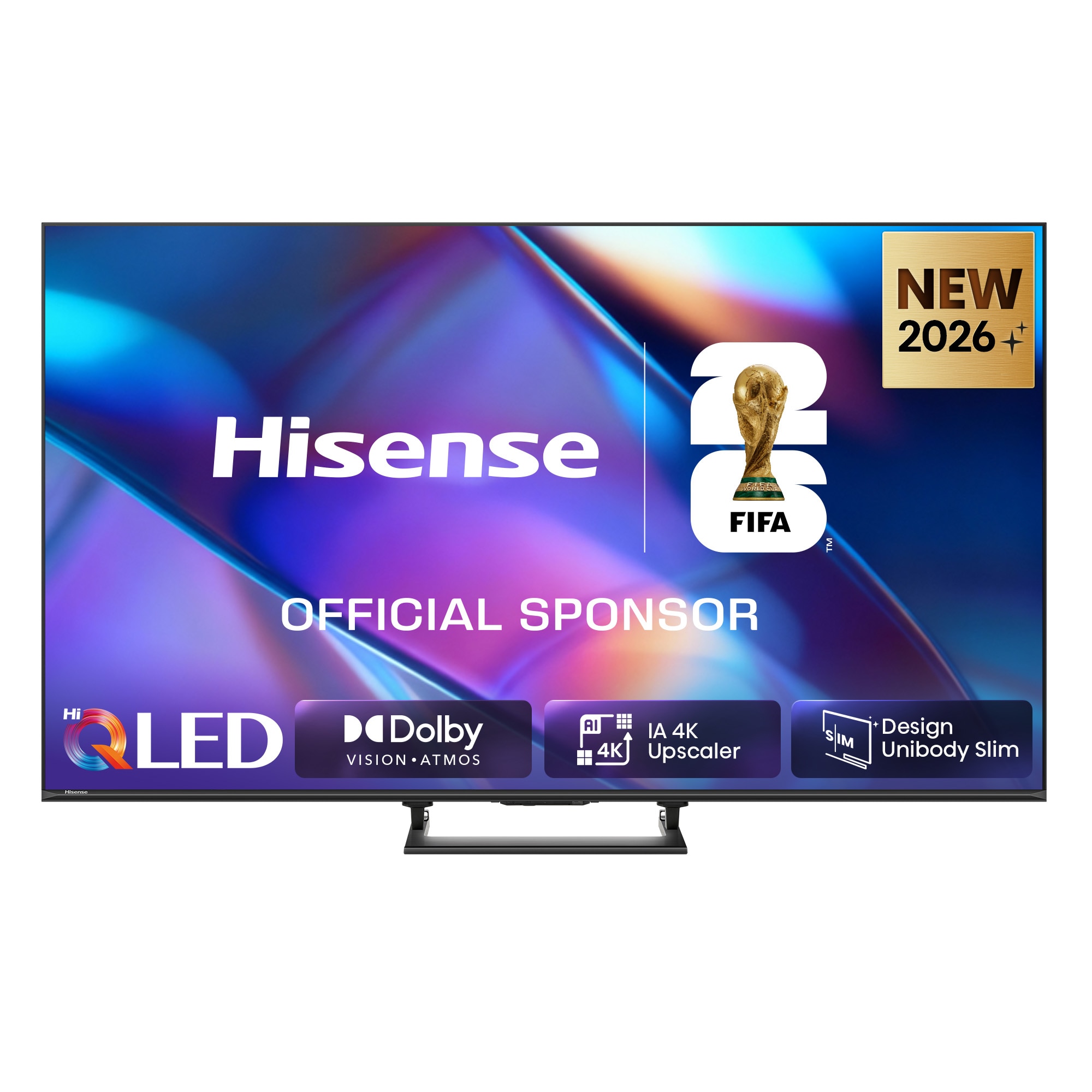Imagem 0 de TV Hisense  HI-QLED de 50" (126 cm) 50A7S UHD 4K Smart TV com IA