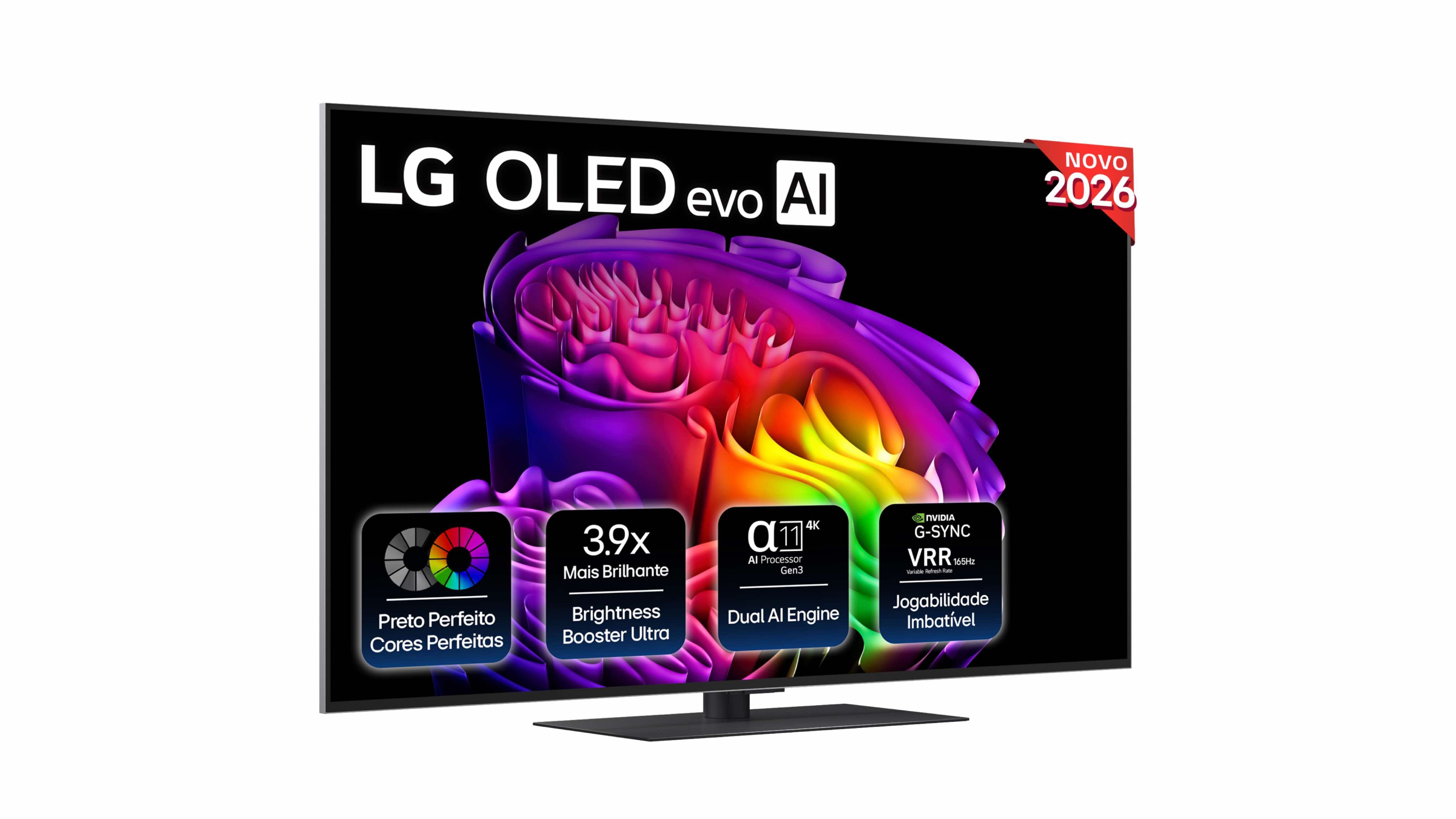 Imagem 0 de TV OLED LG 55" (139 cm) Evo AI 4K G66 OLED55G66LS.AEU Smart TV