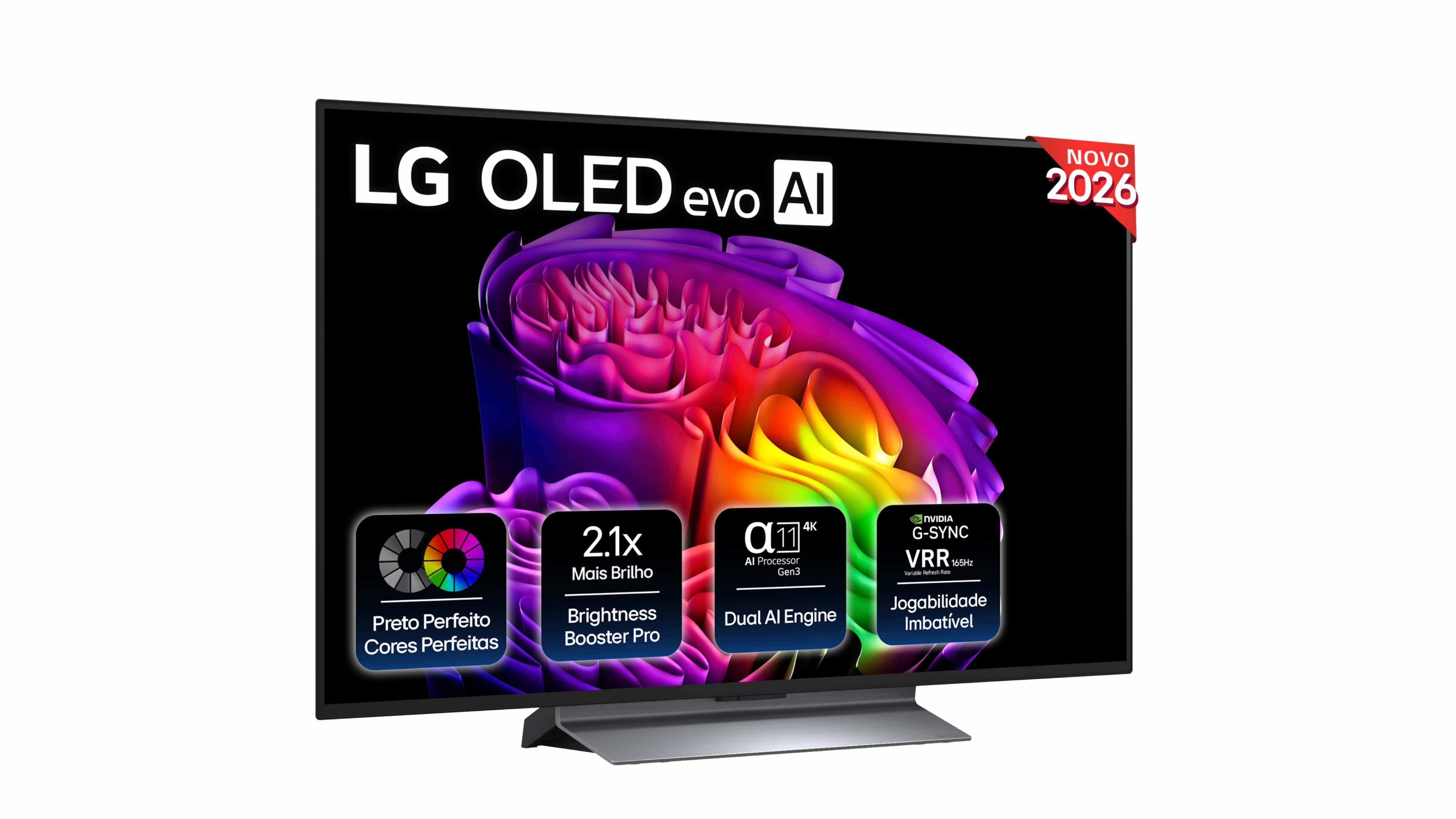 Imagem 0 de TV OLED LG 48" (121 cm) Evo AI 4K G66 OLED48G66LS.AEU Smart TV