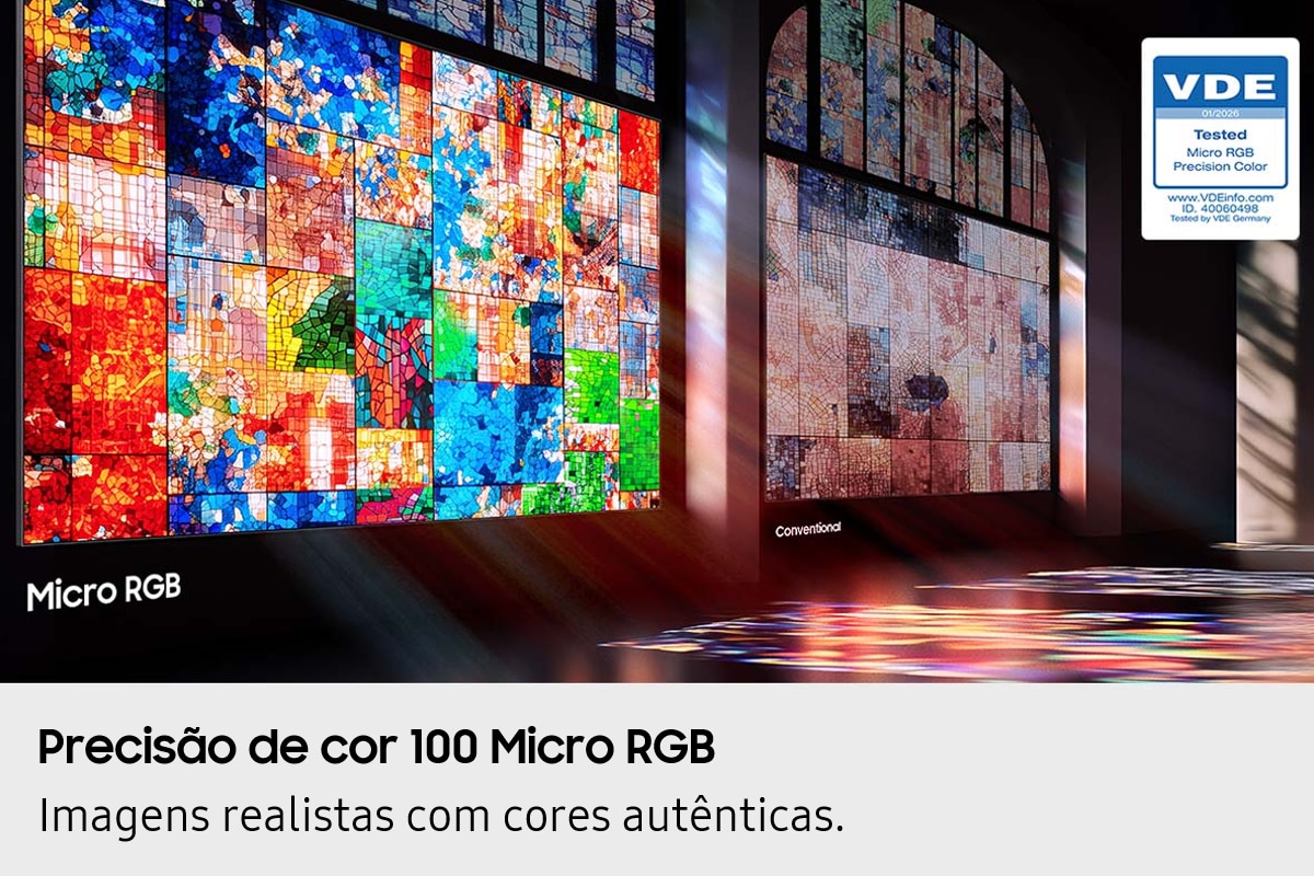 TV Micro RGB 55" (138 cm) Samsung R85H 4K TMR55R85HAUXXC Vision AI Smart TV Preto-6