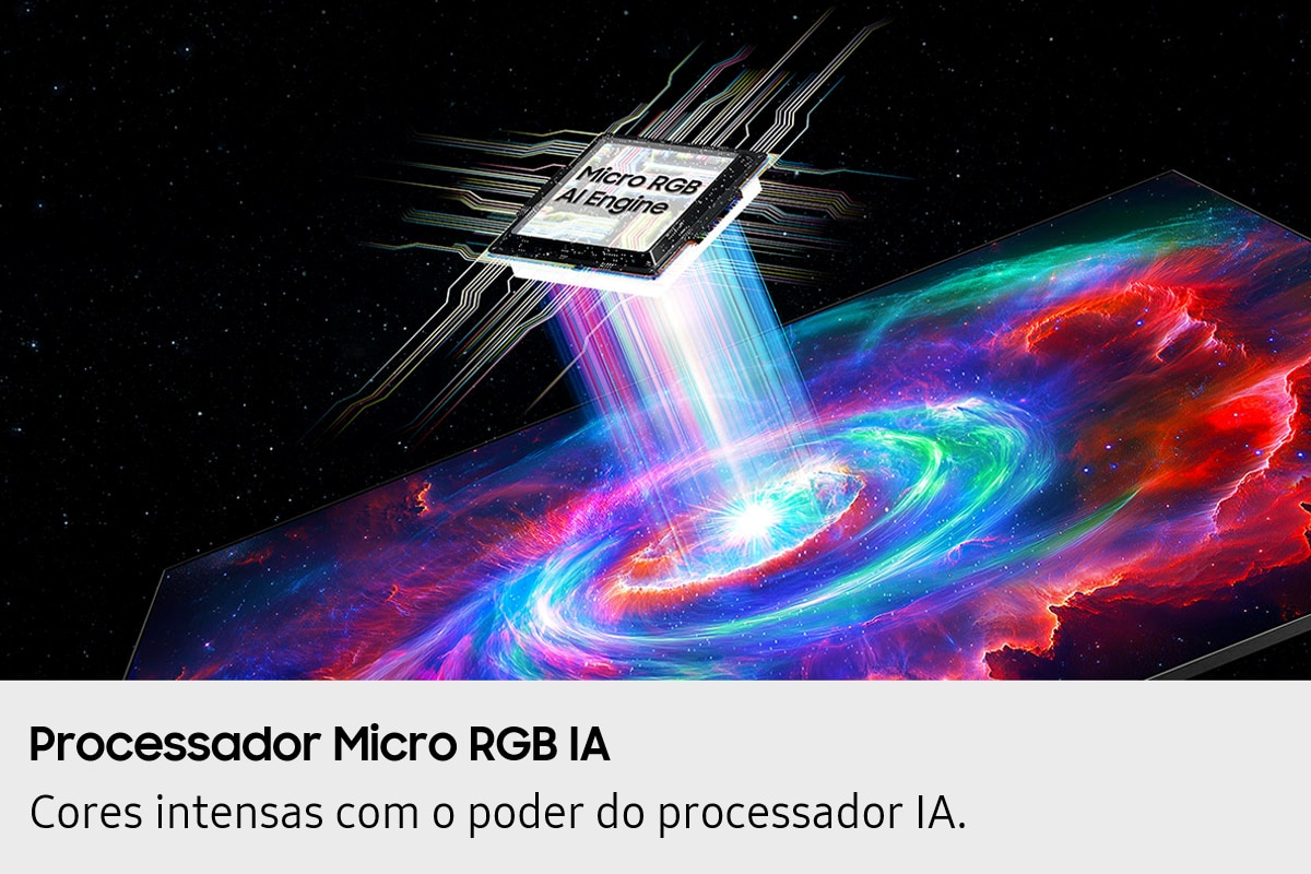 TV Micro RGB 55" (138 cm) Samsung R85H 4K TMR55R85HAUXXC Vision AI Smart TV Preto-9