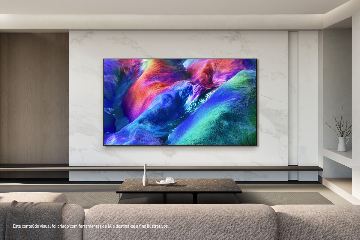 TV Micro RGB 55" (138 cm) Samsung R85H 4K TMR55R85HAUXXC Vision AI Smart TV Preto-17