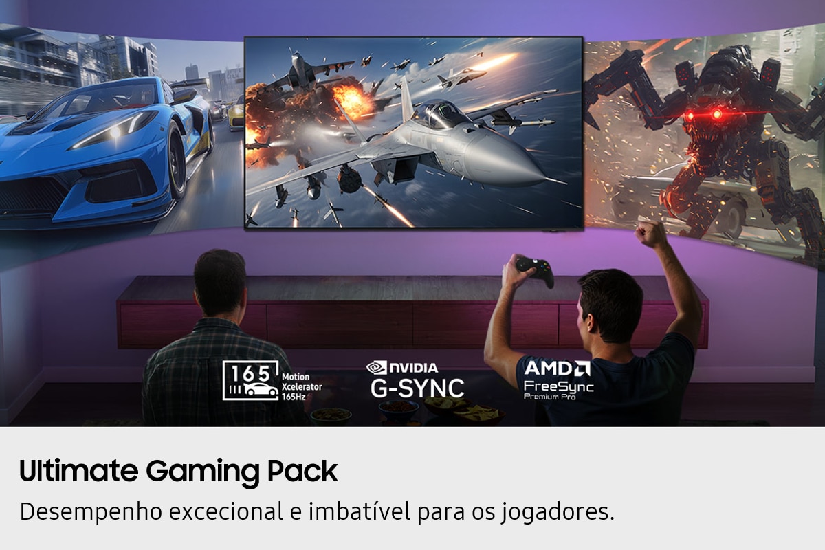 TV OLED 48" (120 cm) S95H 4K SEM Reflexos Samsung TQ48S95HAEXXC Vision AI Smart TV Preto-7