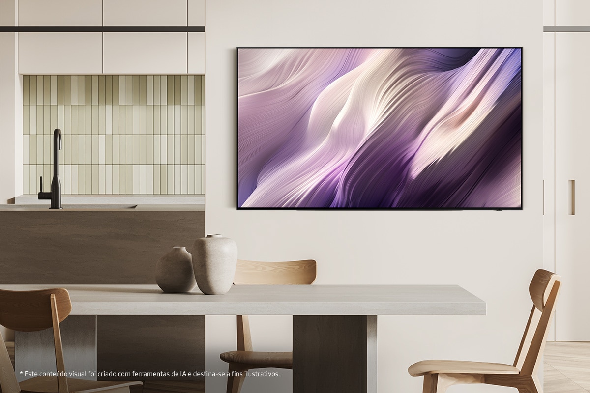 TV OLED 48" (120 cm) S95H 4K SEM Reflexos Samsung TQ48S95HAEXXC Vision AI Smart TV Preto-14