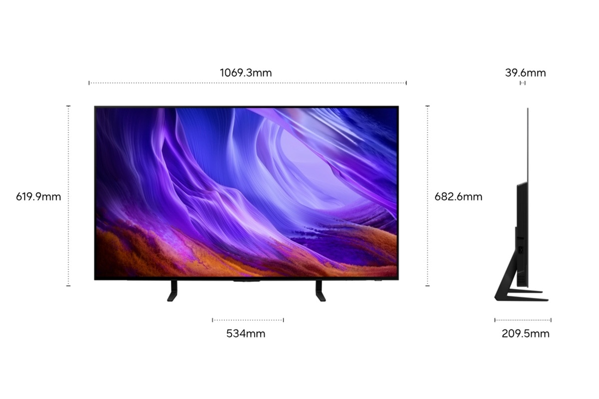 TV OLED 48" (120 cm) Samsung S85H 4K TQ48S85HAEXXC Vision AI Smart TV Preto-3