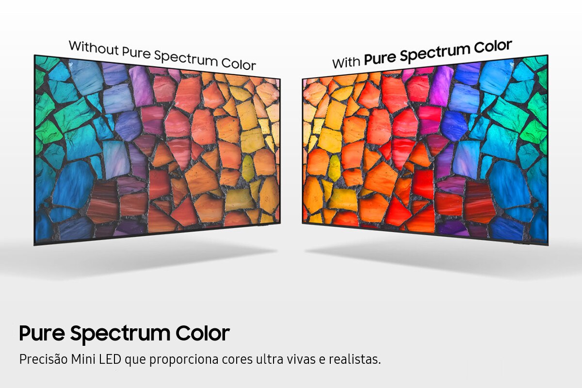 TV Mini LED 50" (125 cm) M70H 4K Samsung  TU50M70HAUXXC Vision AI Smart TV Preto-5