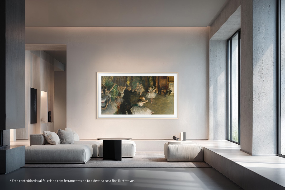 TV The Frame Pro 55" (138 cm) LS03HW 4K Samsung TQ55LS03HWUXXC Vision AI Smart TV Preto-15