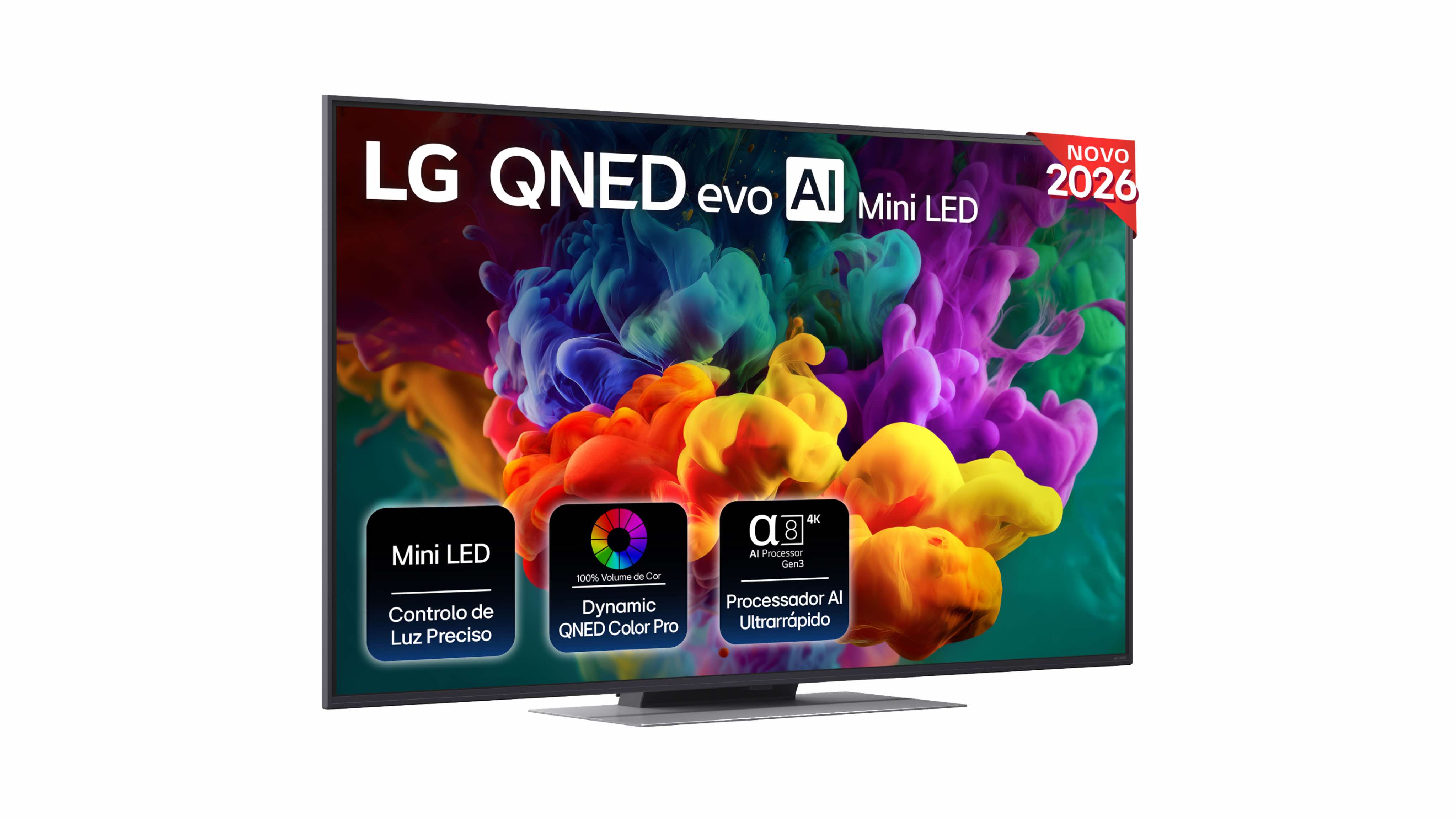 Imagem 0 de TV QNED evo AI Mini LED 55" (139 cm) LG   55QNED87B6A.AEU 4K, Smart TV