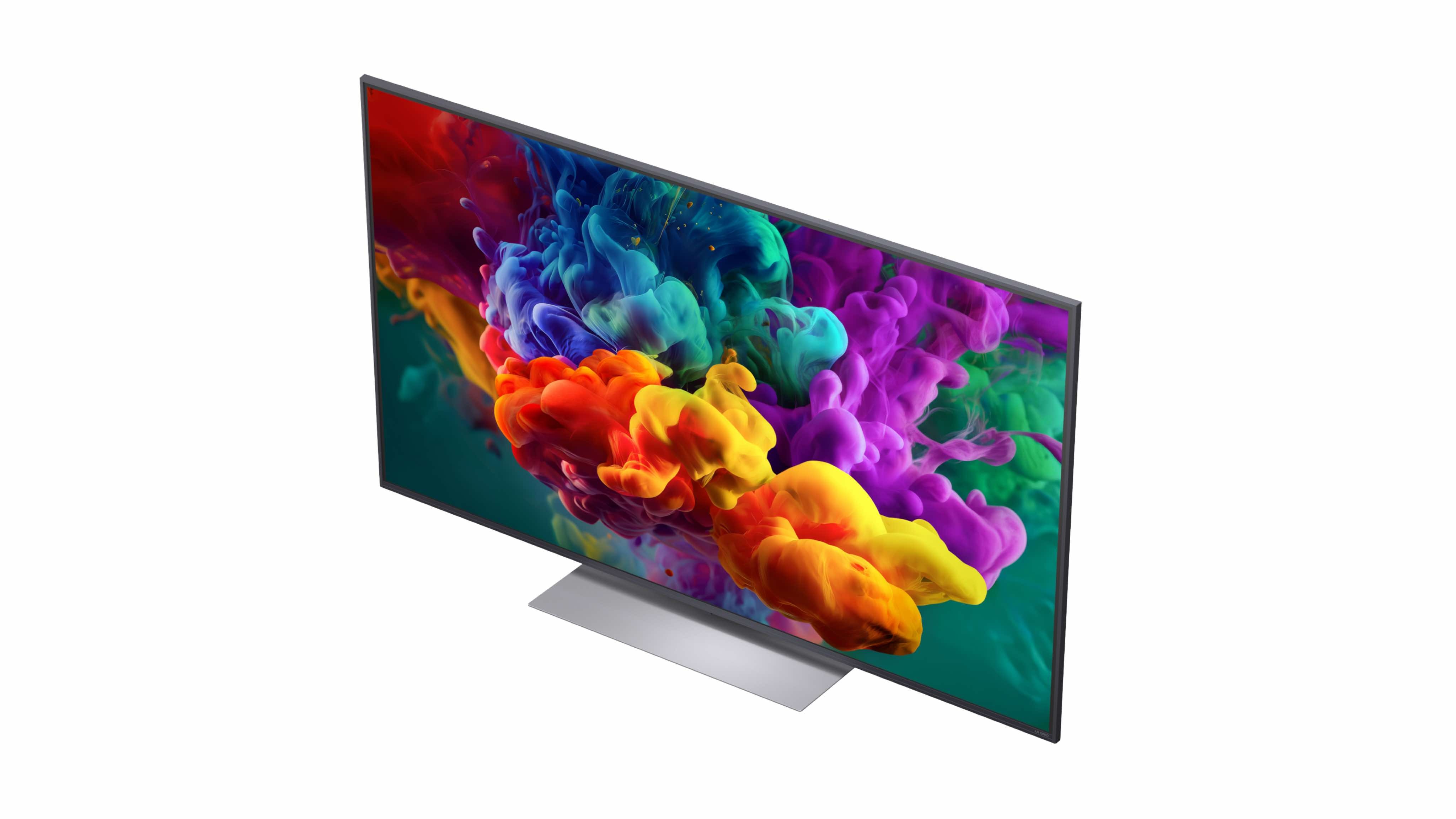 TV QNED evo AI Mini LED 55" (139 cm) LG 55QNED87B6A.AEU 4K, Smart TV Cinzento escuro / Preto-8