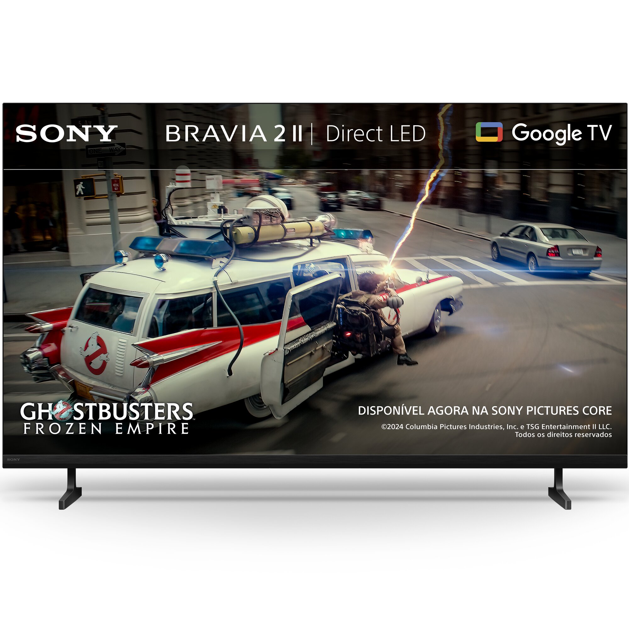 TV LED 55" (139 cm) Sony BRAV2 II K55S25M2PB.CEI 4K Google Preto-3