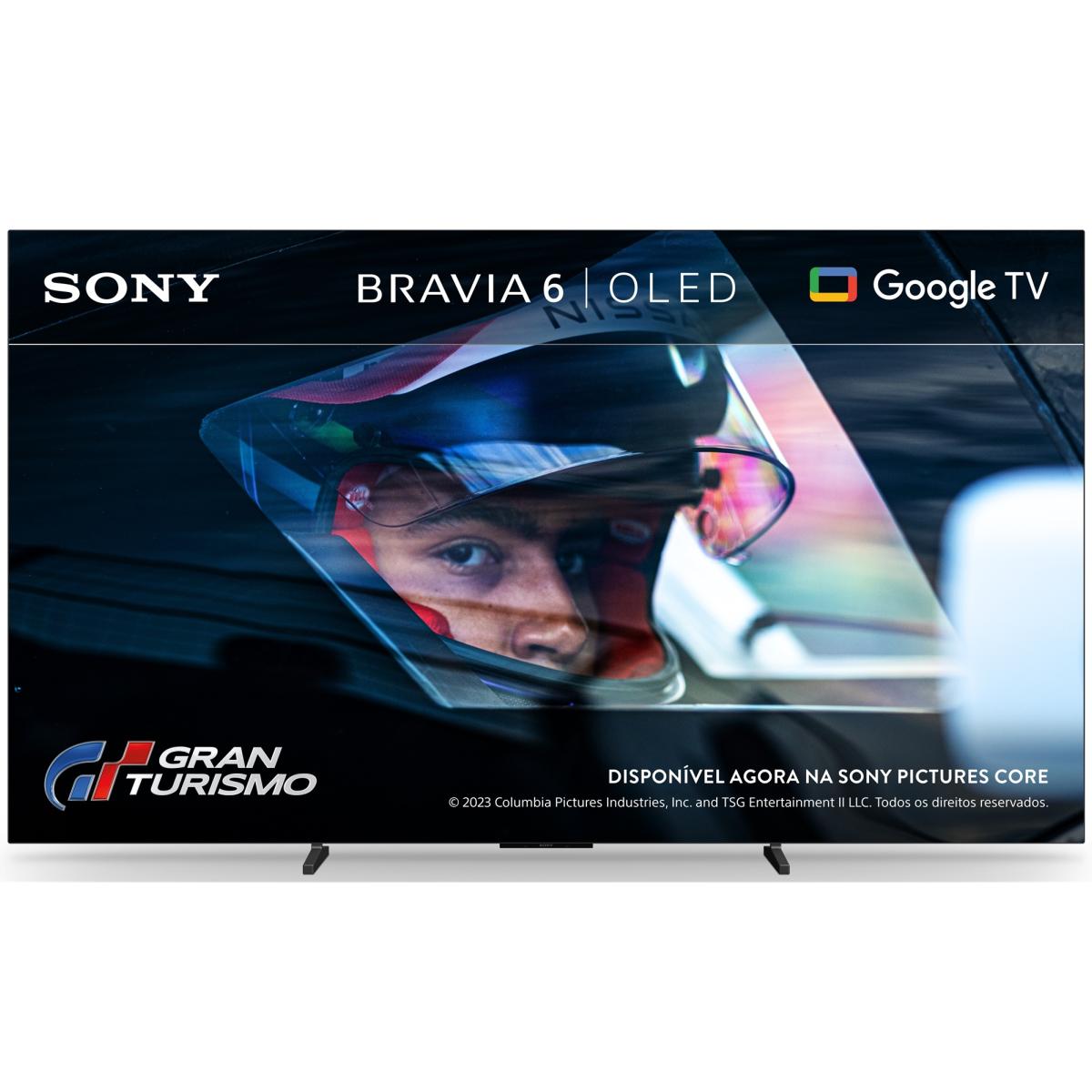 Imagem 0 de TV OLED 48" Sony BRAVIA 6 48A65 4K HDR, Dolby, Vision/Atmos, Google TV/Cast, Apple Airplay, Game Menu, Ideal PS5, 120 Hz