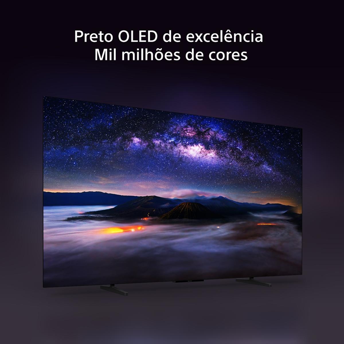 TV OLED 48" Sony BRAVIA 6 48A65 4K HDR, Dolby, Vision/Atmos, Google TV/Cast, Apple Airplay, Game Menu, Ideal PS5, 120 Hz Preto-2