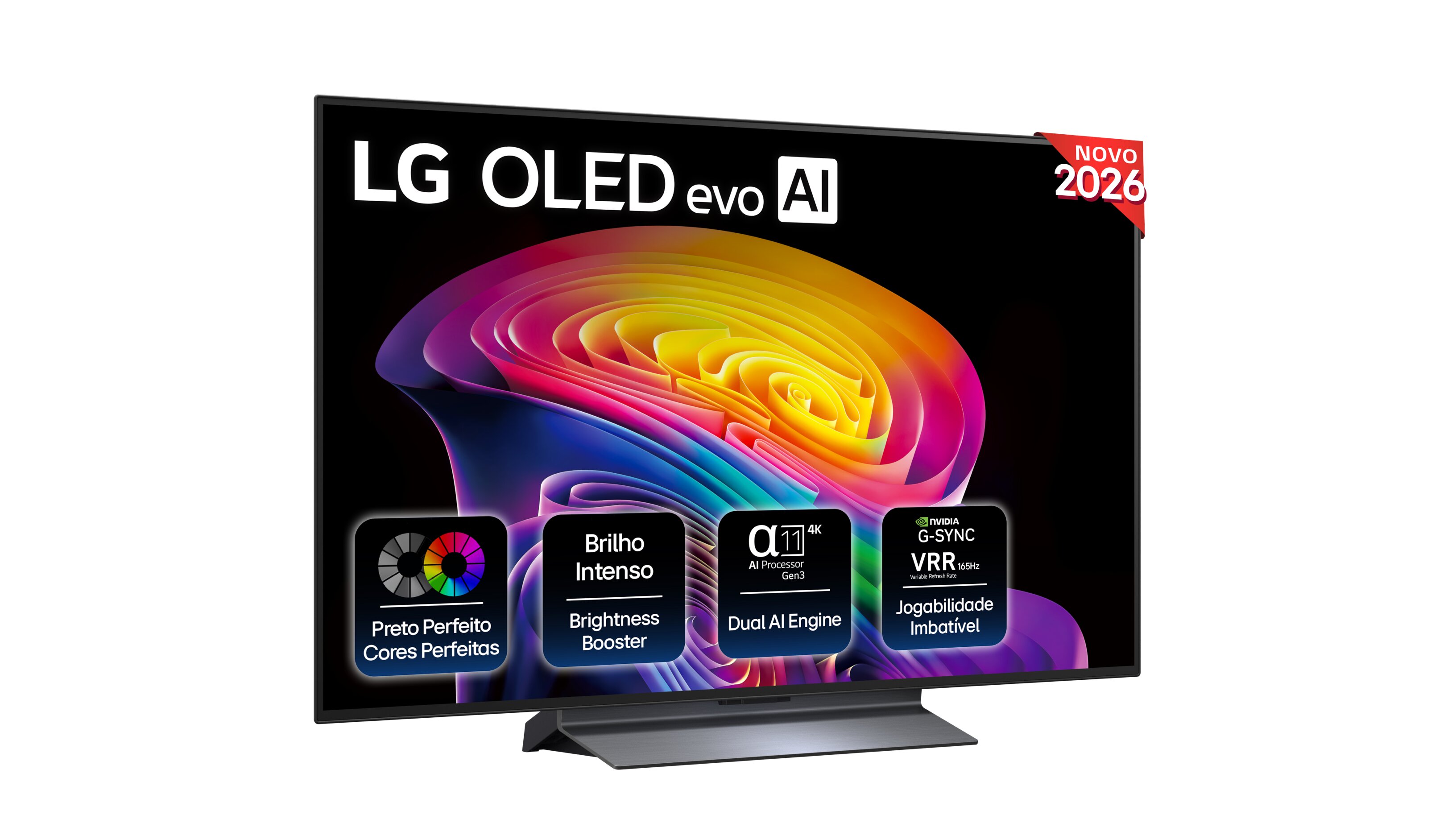 Imagem 0 de TV OLED LG 48" (121 cm) Evo AI 4K C6E OLED48C6ELB.AEU Smart TV