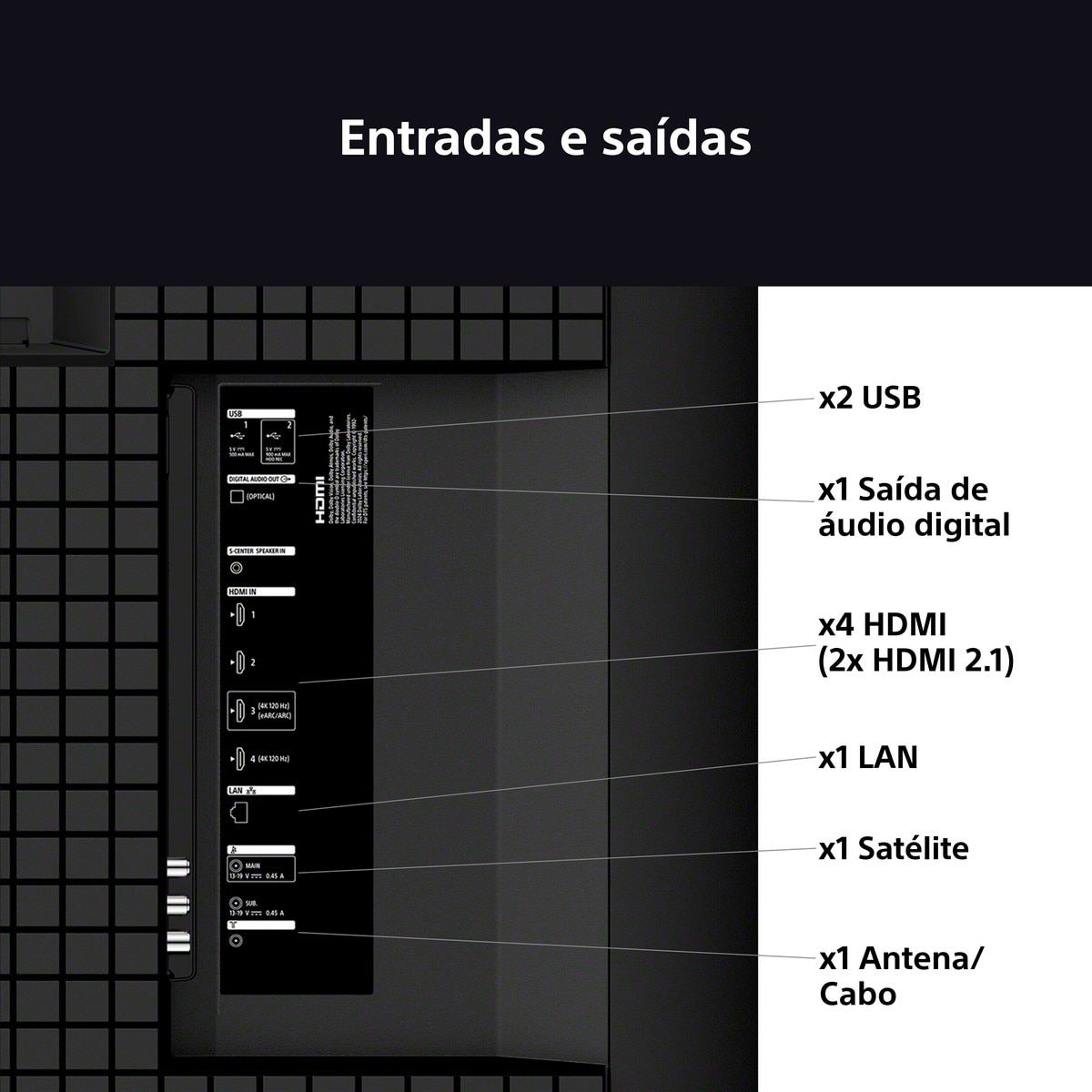 TV MiniLED Sony 65'' Bravia 5 K65XR55B, 164cm, MiniLED 4K HDR, Google TV, Procesador AI XR, Acoustic MultiAudio, Dolby Visión, Dolby Atmos, Game Menu 9