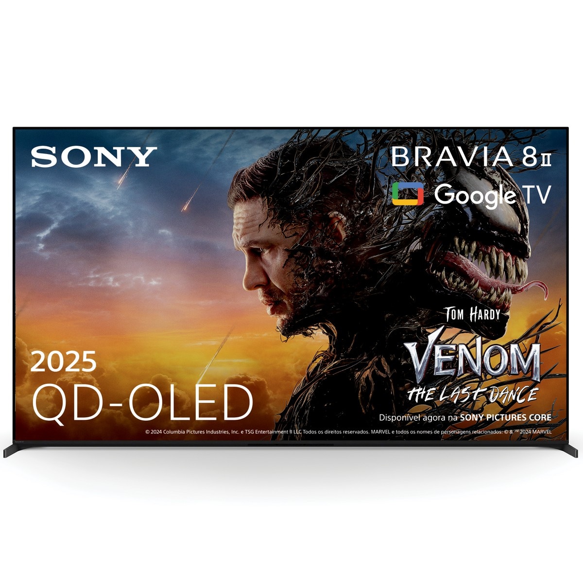 TV QD-OLED Sony (65") Bravia 8 II QD-OLED UHD 4K K-65XR8M2, 164cm, Google TV, Procesador AI XR, Acoustic Surface Audio, Dolby Vision, Dolby Atmos 1