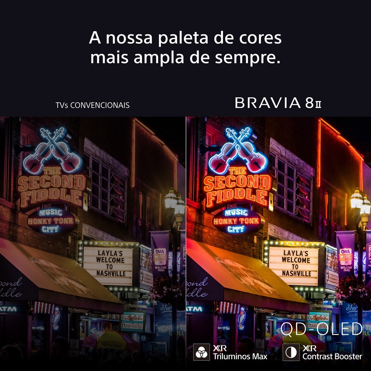 TV QD-OLED Sony (65") Bravia 8 II QD-OLED UHD 4K K-65XR8M2, 164cm, Google TV, Procesador AI XR, Acoustic Surface Audio, Dolby Vision, Dolby Atmos 5