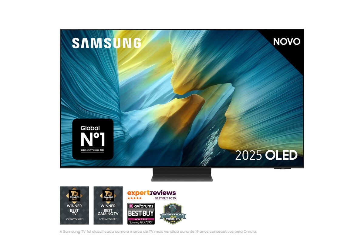 TV Samsung 83" OLED 4K TQ83S95FAEXXC Preto-2