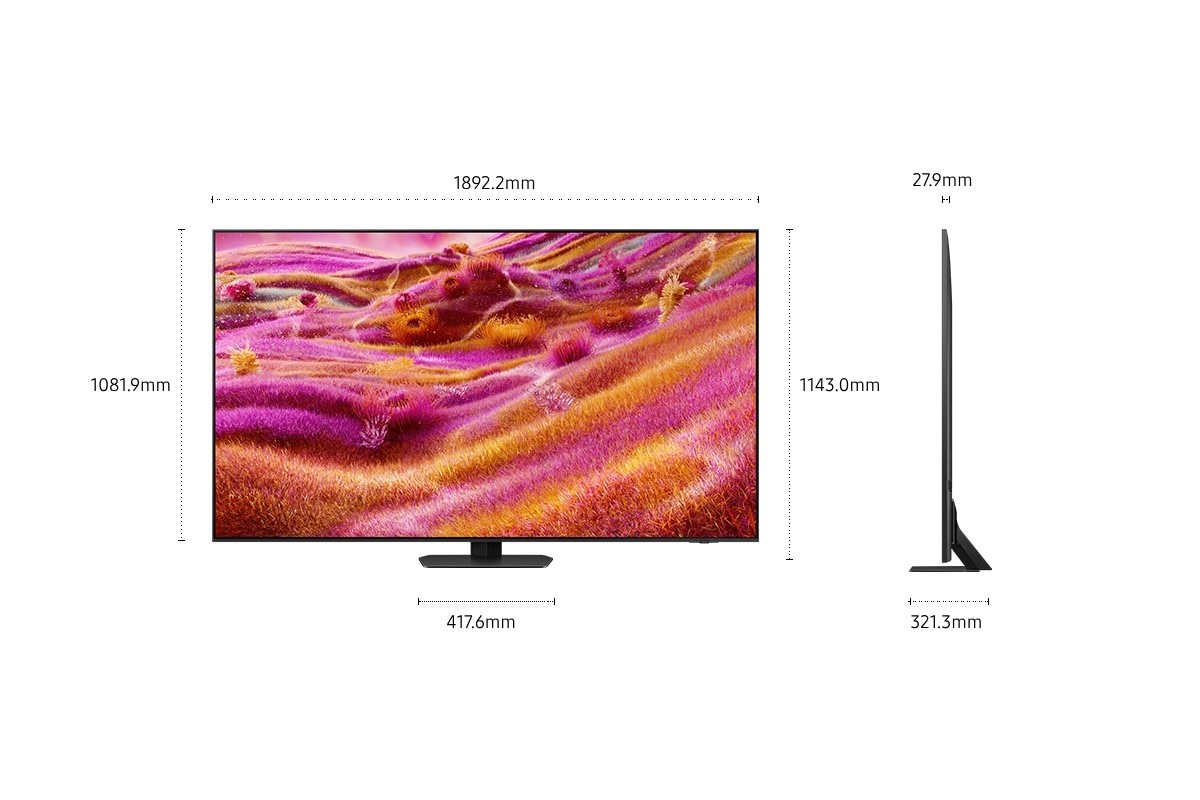 TV Neo QLED 115" (290 cm) Samsung Mini LED 4K TQ115QN90FTXXC Vision AI Smart TV Preto-7