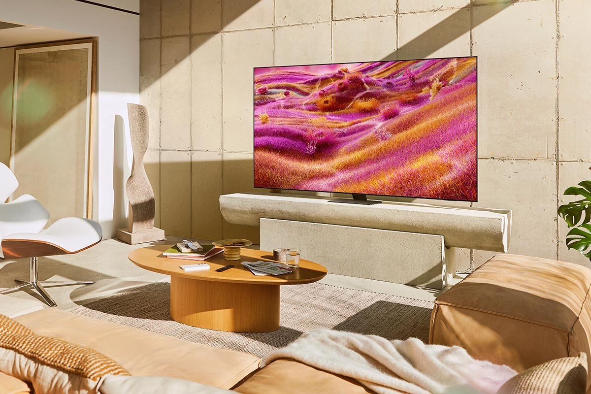 TV Neo QLED 115" (290 cm) Samsung Mini LED 4K TQ115QN90FTXXC Vision AI Smart TV Preto-8
