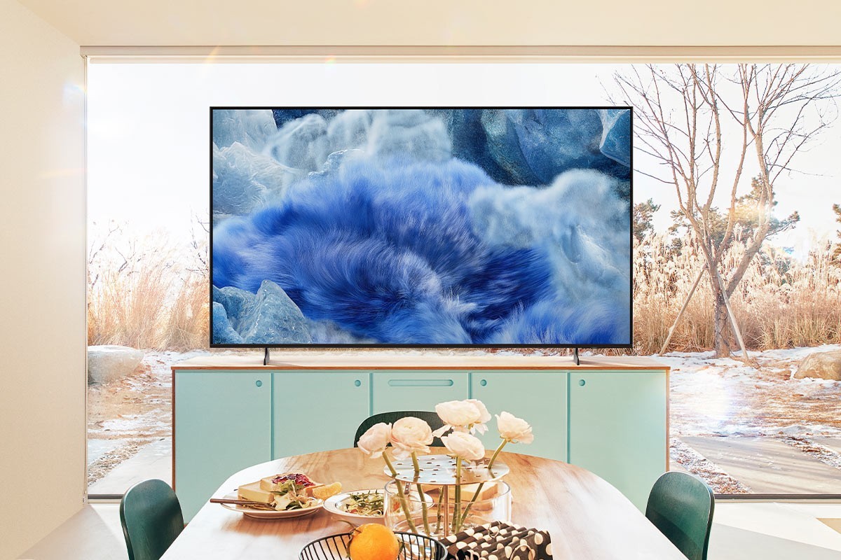 TV QLED 85" (214 cm Samsung) 4K TQ85Q8FAAUXXC Vision AI Smart TV Cinzento-9