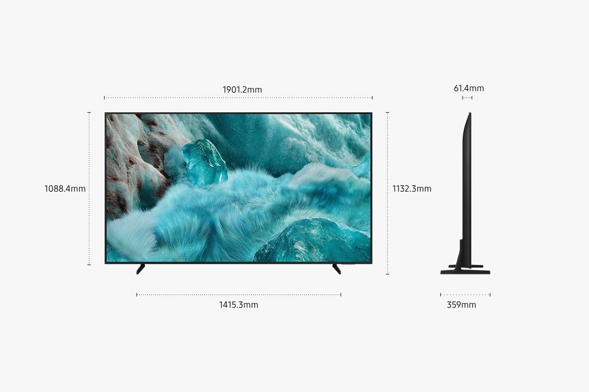TV Samsung 85" QLED 4K TQ85Q7FAAUXXC Preto-8