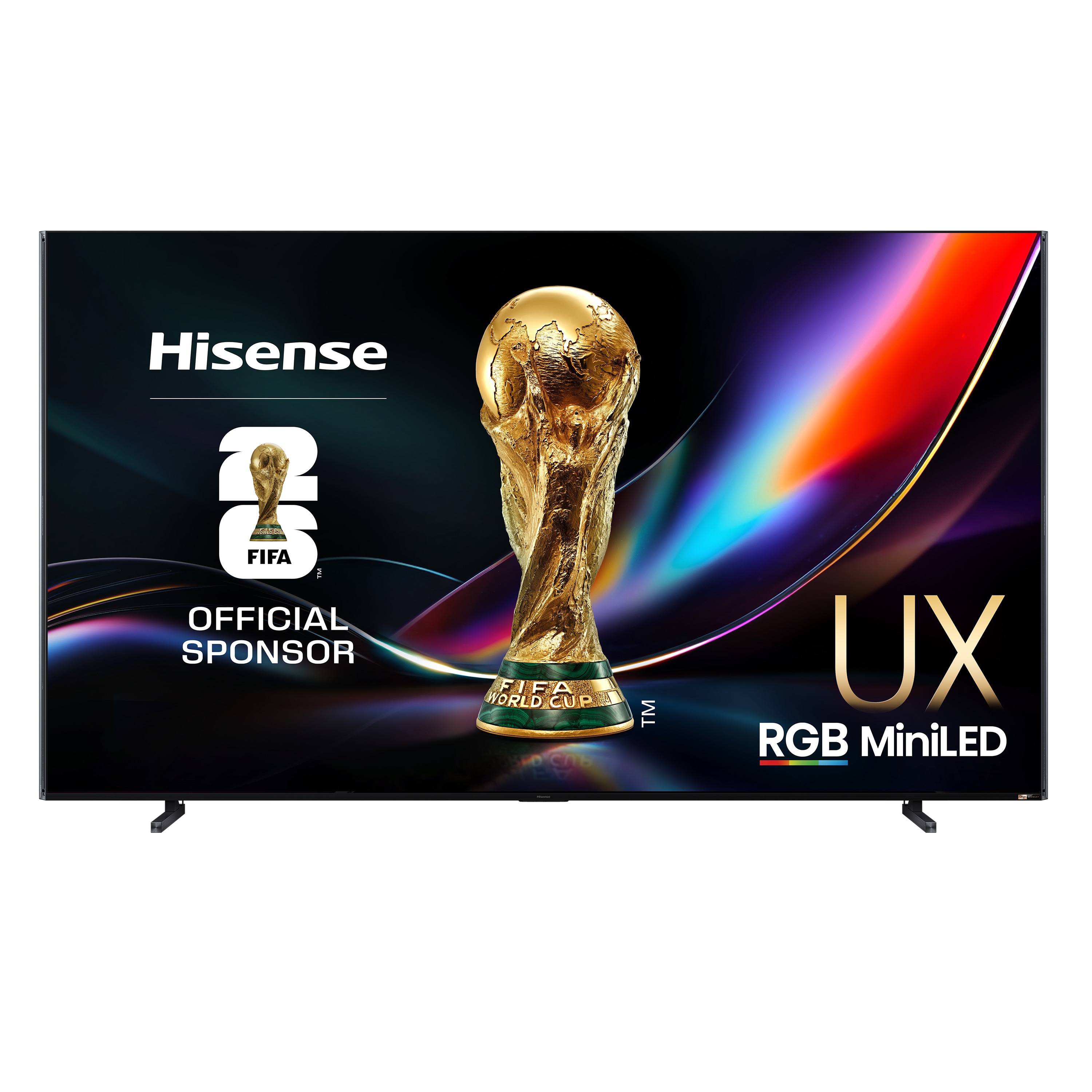 Imagem 0 de TV Mini LED RGB 116" (293 cm) Hisense 116UXQ, Smart TV 4K 165 Hz, HDR Completo, Color Master PRO, Processador IA PRO