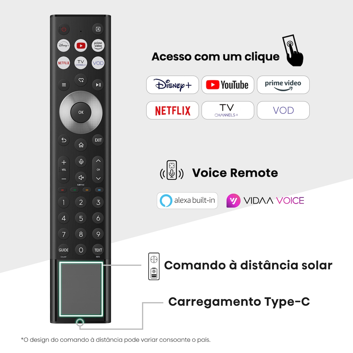 TV MiniLED 164 cm (65") Hisense 65U7Q Pro, UHD 4K, Smart TV Alumínio/Cinzento-carvão-10