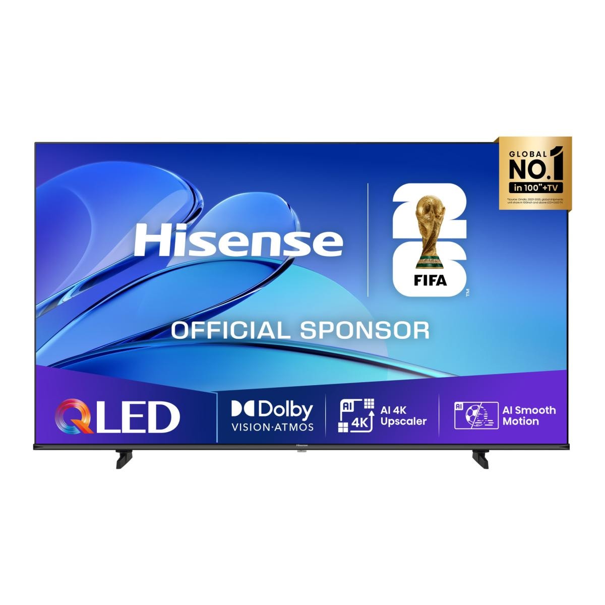 TV QLED 189 cm (75") Hisense 75E7Q, UHD 4K, Smart TV Preto-1