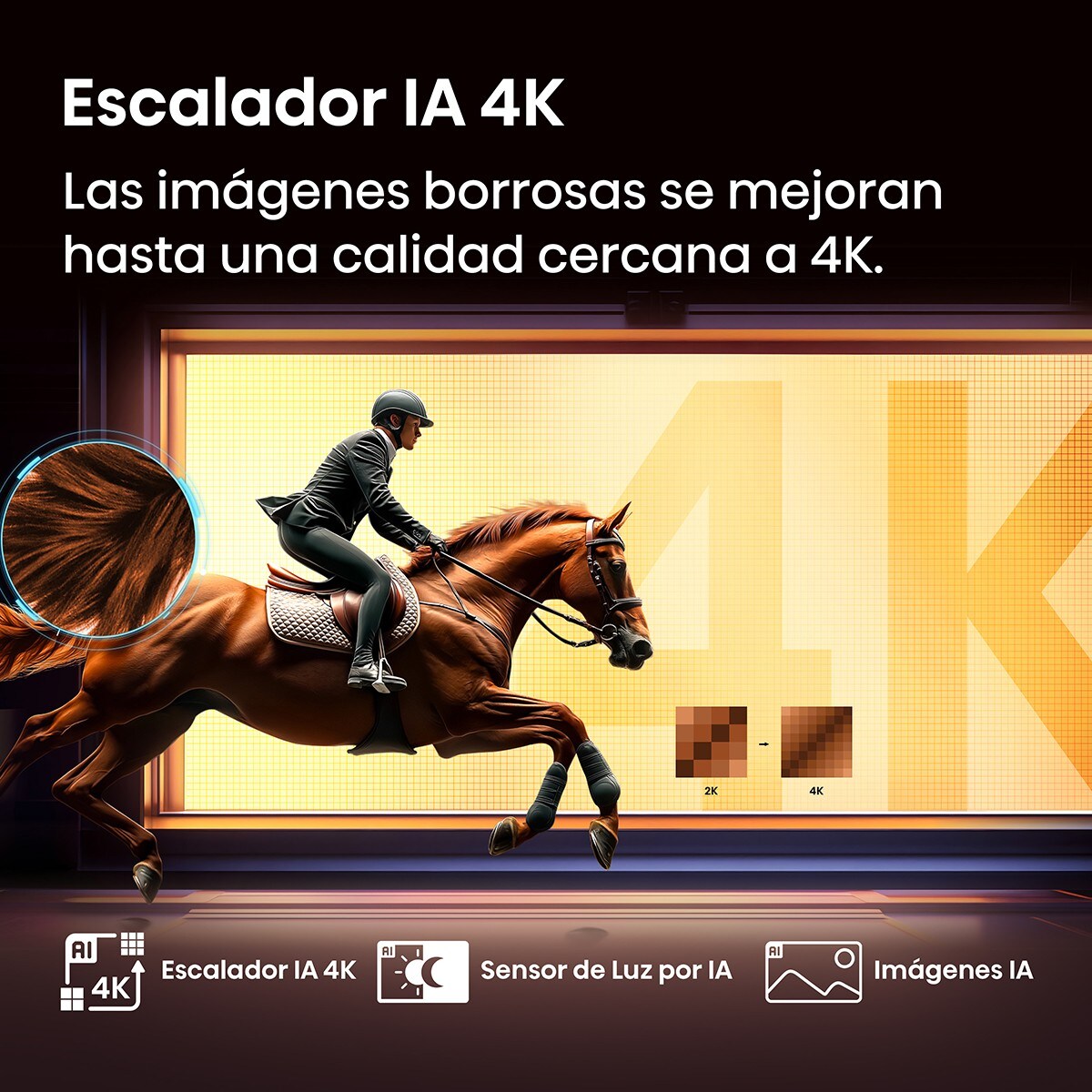 TV QLED 189 cm (75") Hisense 75E7Q, UHD 4K, Smart TV Preto-7