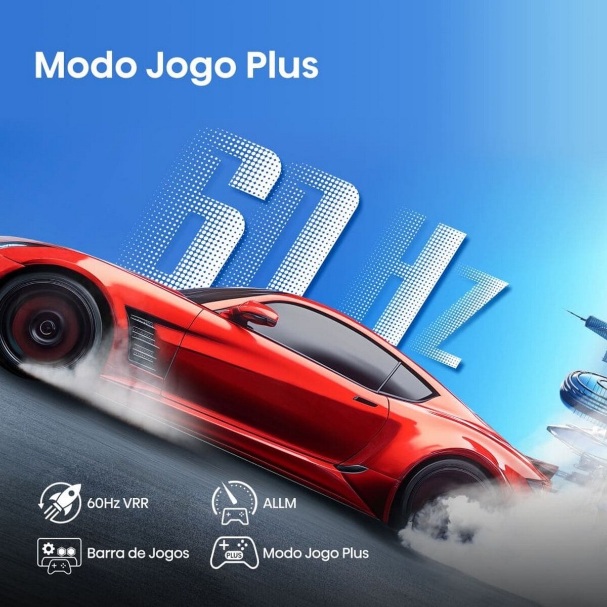 TV LED 75'' Hisense Série A6Q Smart 4K 75A6Q com Dolby Vision Preto-6