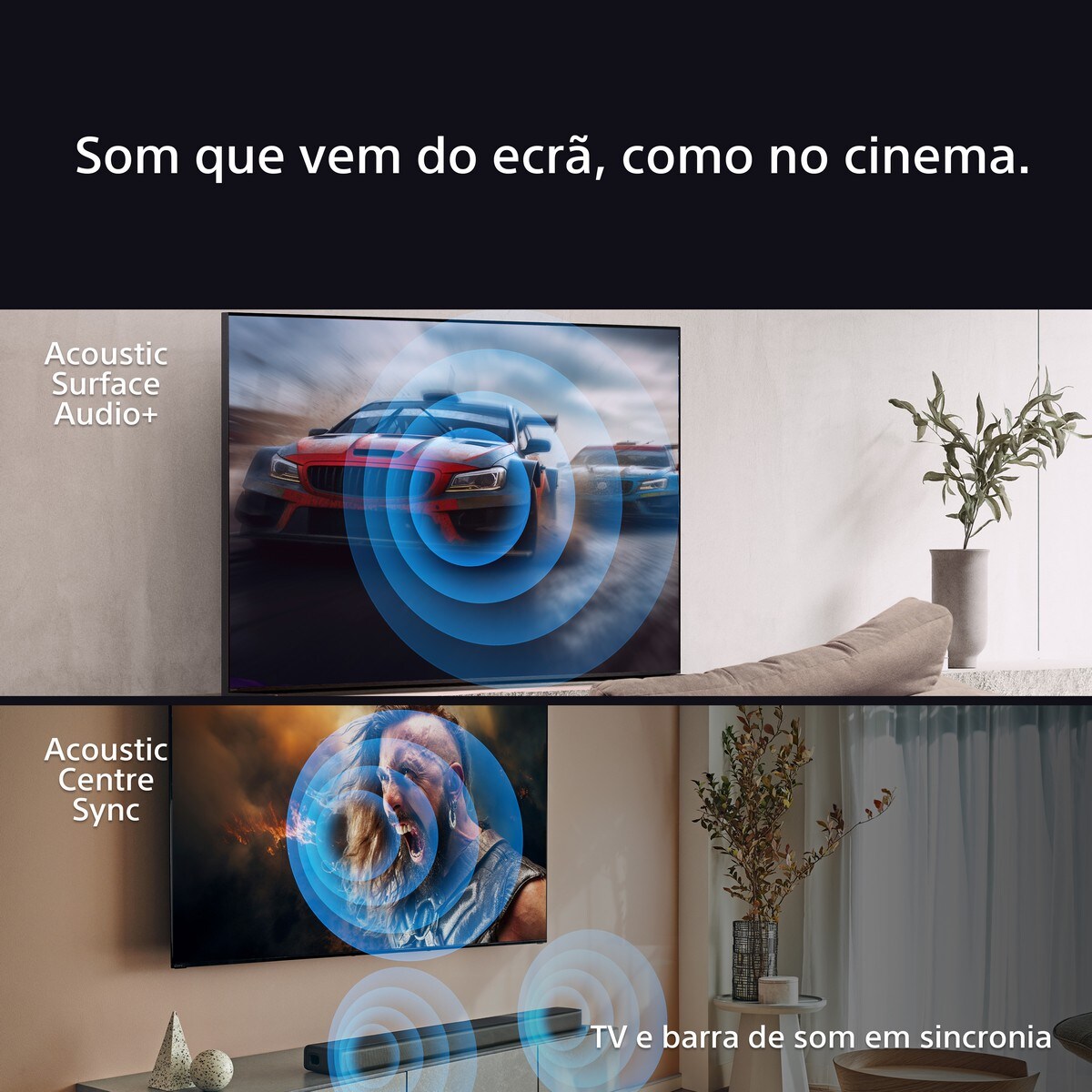 TV 65" Sony BRAVIA 8A K65XR8AB OLED, 4K HDR, 120Hz, Google TV, Smart TV, Funções para PS5, IMAX Enhanced, Dolby Vision Atmos, Chromecast 4