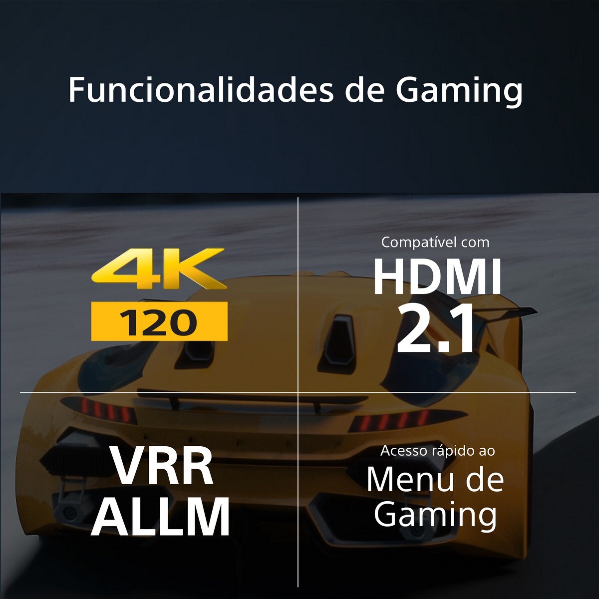 TV 65" Sony BRAVIA 8A K65XR8AB OLED, 4K HDR, 120Hz, Google TV, Smart TV, Funções para PS5, IMAX Enhanced, Dolby Vision Atmos, Chromecast 13