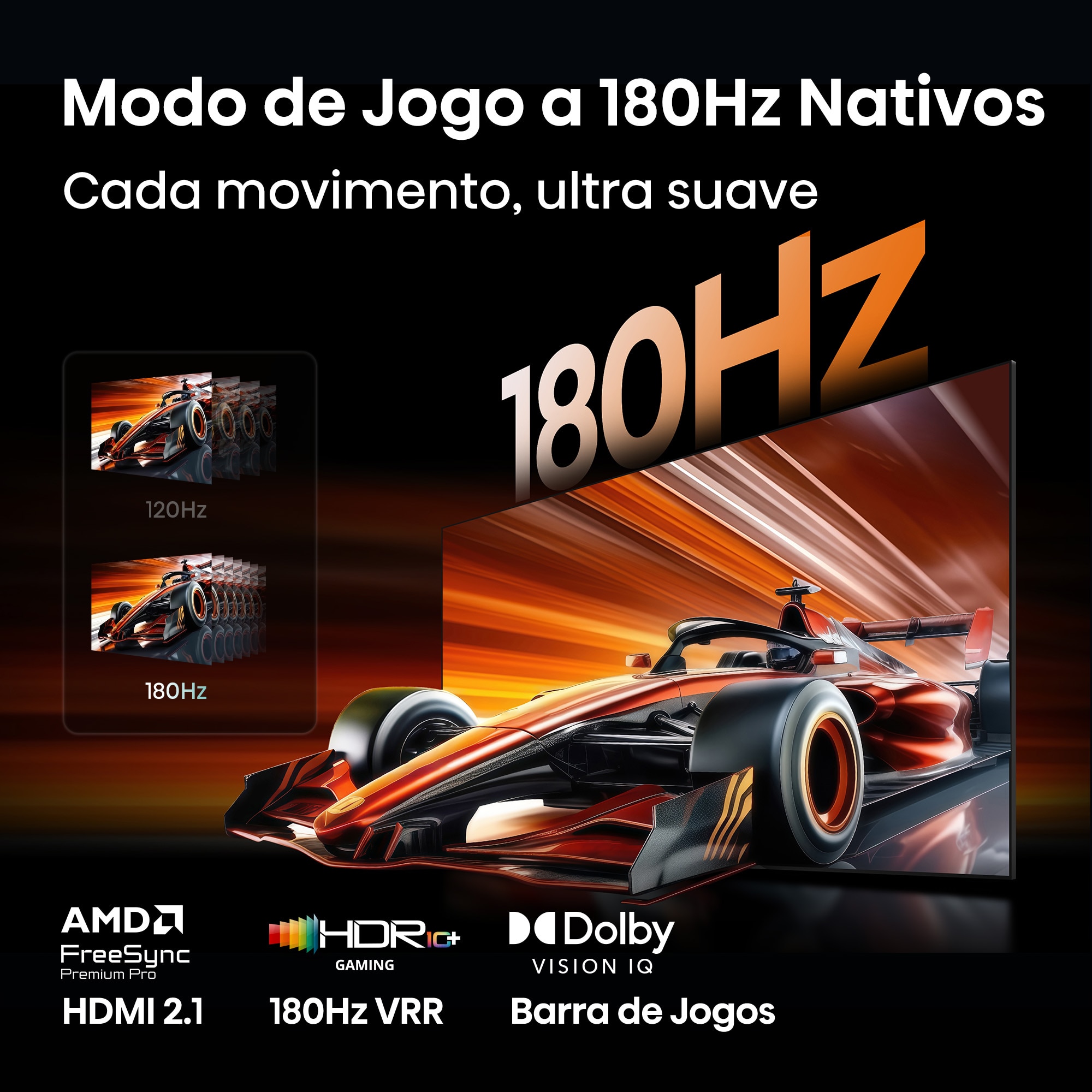 TV RGB Mini LED 75" (189 cm) Hisense 75UR9S UHD 4K Smart TV com IA Alumínio/Cinzento-carvão-9