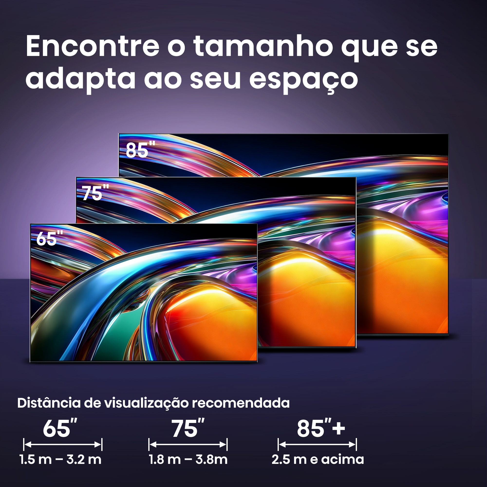 TV RGB Mini LED 75" (189 cm) Hisense 75UR9S UHD 4K Smart TV com IA Alumínio/Cinzento-carvão-16