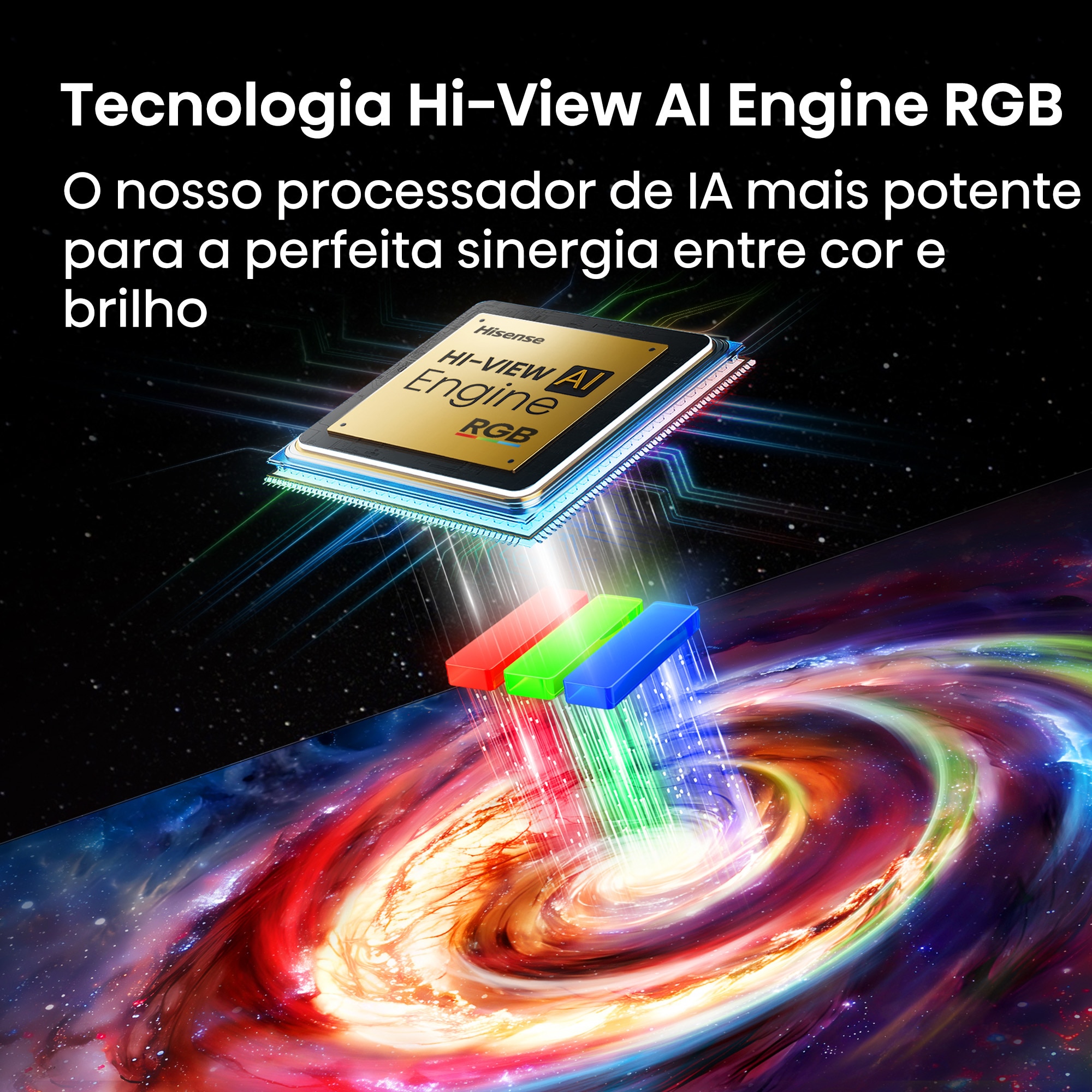 TV Mini LED RGB 65"(164 cm) Hisense 65UR9S UHD 4K Smart TV com IA Alumínio/Cinzento-carvão-6
