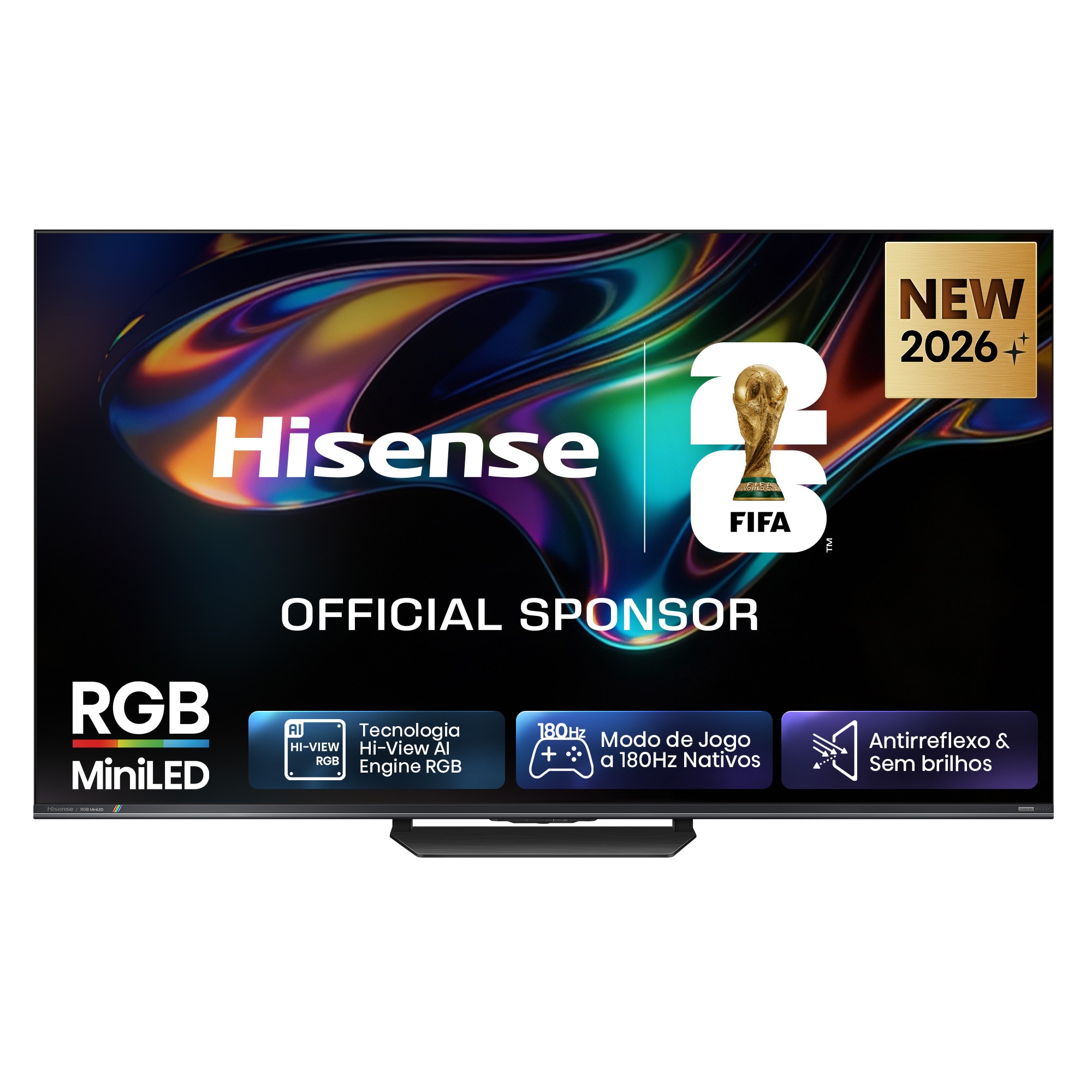 Imagem 0 de TV RGB Mini LED 85"(215 cm) Hisense 85UR8S UHD 4K Smart TV com IA