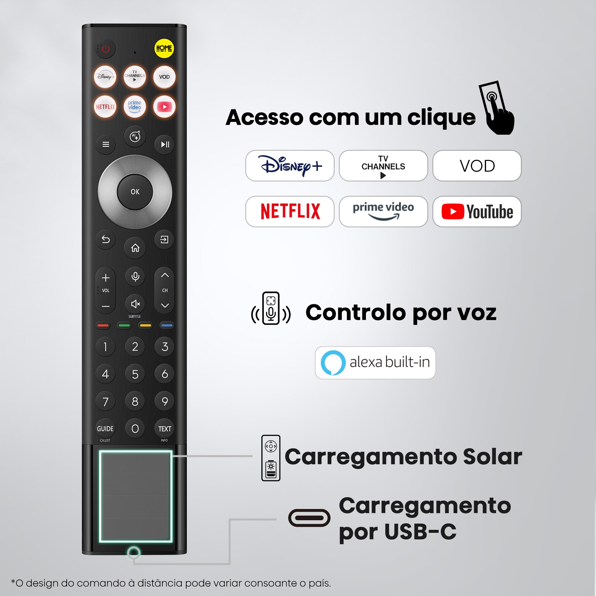 TV RGB Mini LED 85"(215 cm) Hisense 85UR8S UHD 4K Smart TV com IA Alumínio/Cinzento-carvão-11