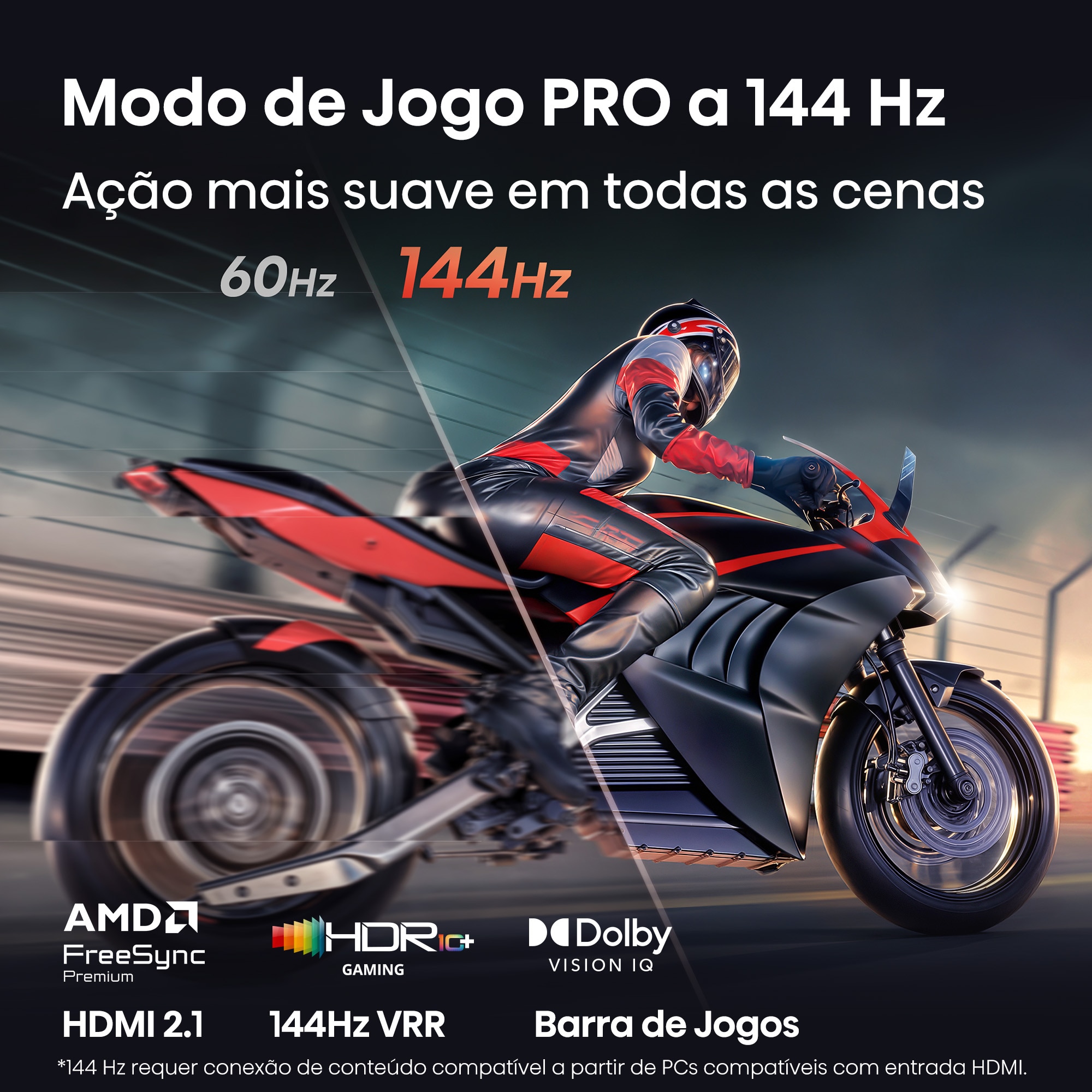 TV Mini LED 75" (189 cm) Hisense 75E8S UHD 4K Smart TV com IA Cinzento carvão-6