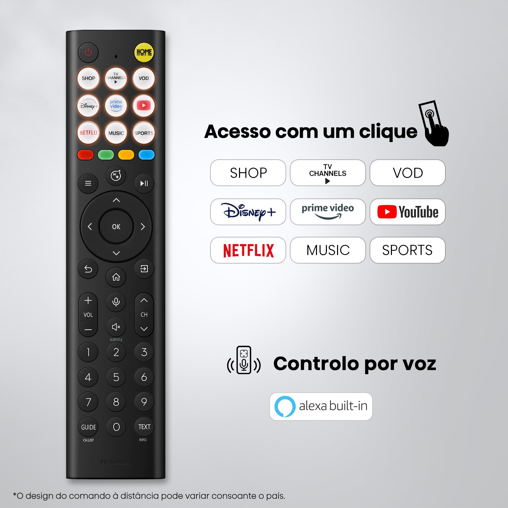 TV Hi-QLED MiniLED 100" (253 cm) Hisense Série U7SE 100U7SE SMT Preto-11