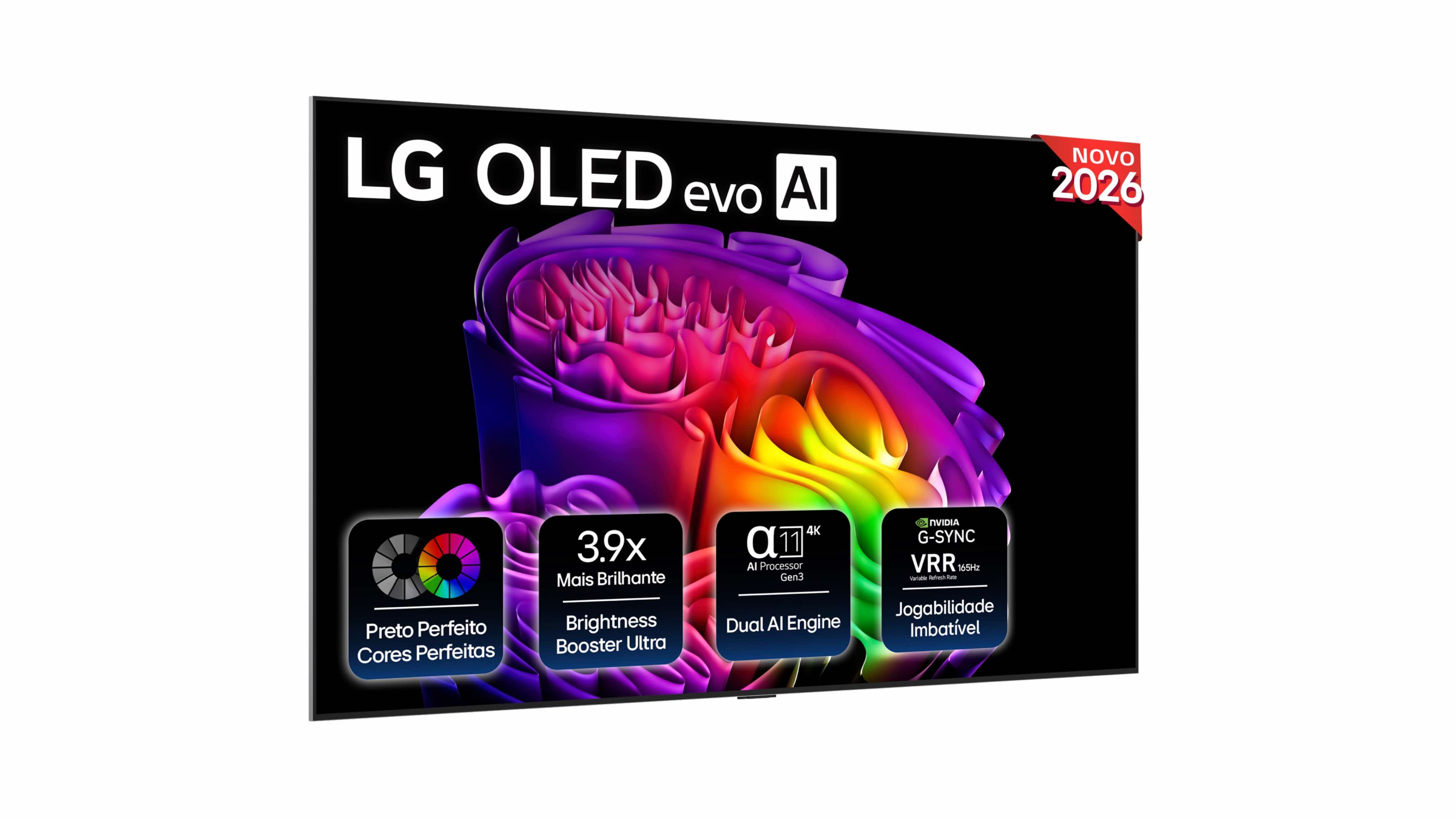 Imagem 0 de TV OLED LG 83" (210 cm) Evo AI 4K G64 OLED83G64LW.AEU Smart TV