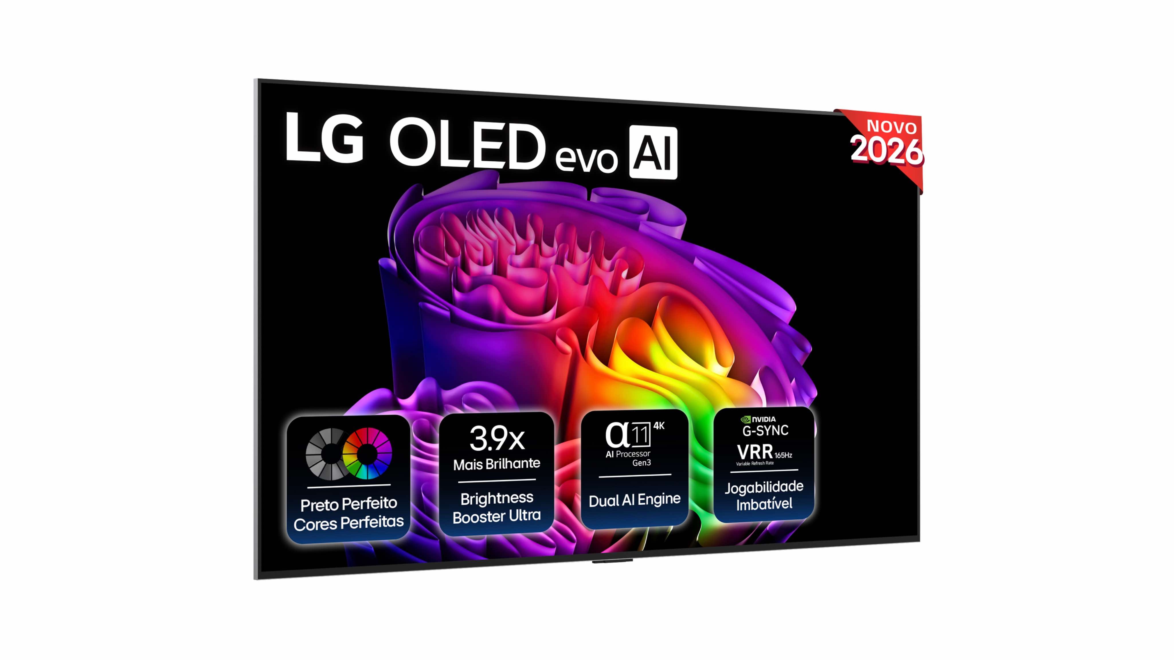 Imagem 0 de TV OLED LG 65" (164 cm) Evo AI 4K G64 OLED65G64LW.AEU Smart TV