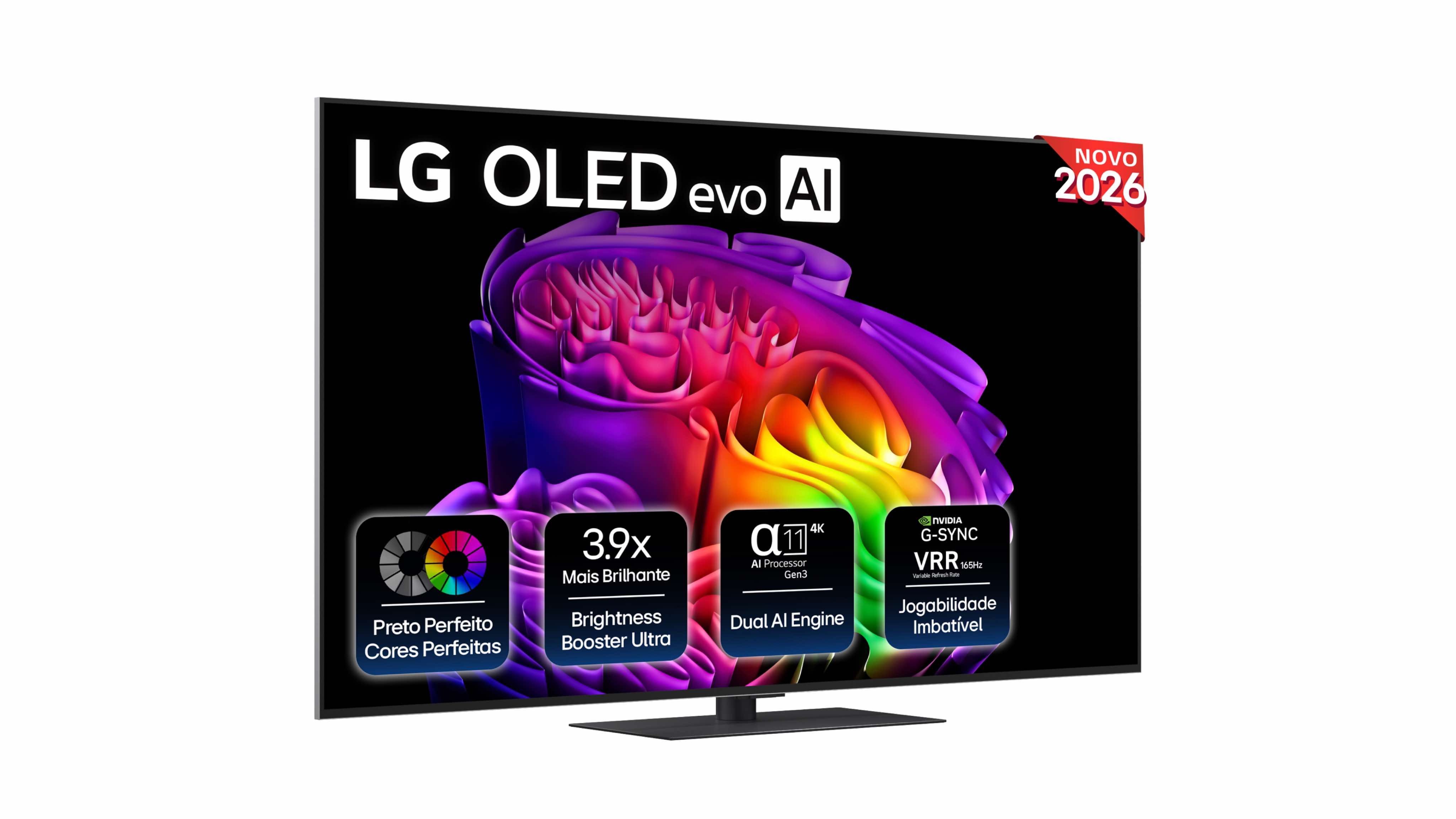 Imagem 0 de TV OLED LG 65" (164 cm) Evo AI 4K G66 OLED65G66LS.AEU Smart TV
