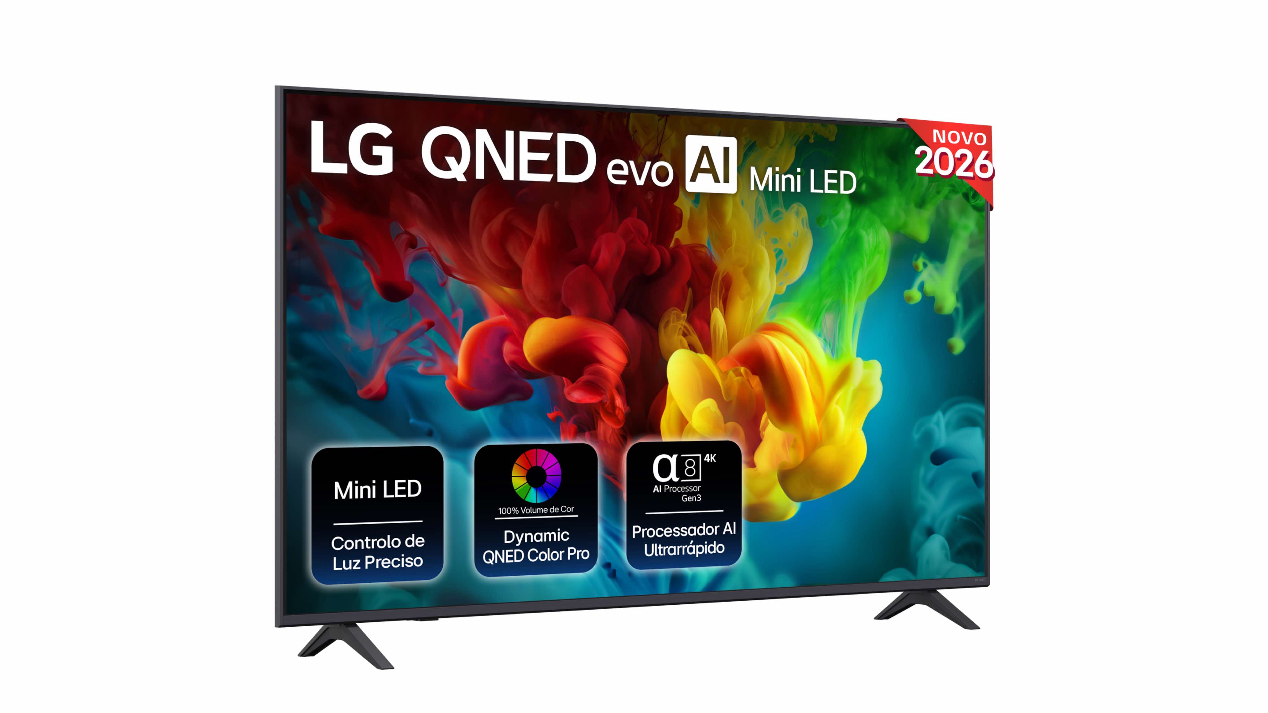 Imagem 0 de TV Mini LED QNED LG 65" (164 cm) Evo 82 AI 65QNED82B6B.AEU Smart TV