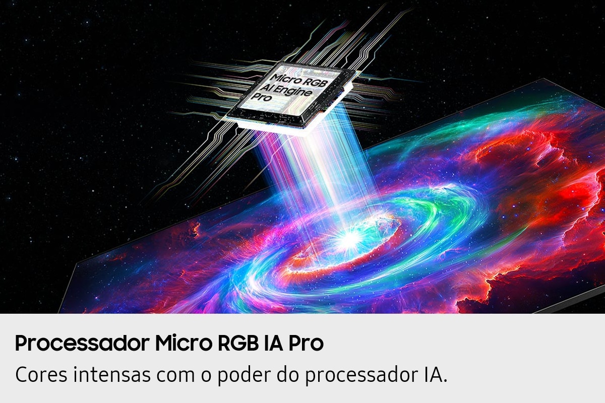 TV Micro RGB 85" (216 cm) R95H 4K Samsung TMR85R95HATXXC Vision AI Smart TV Preto-9