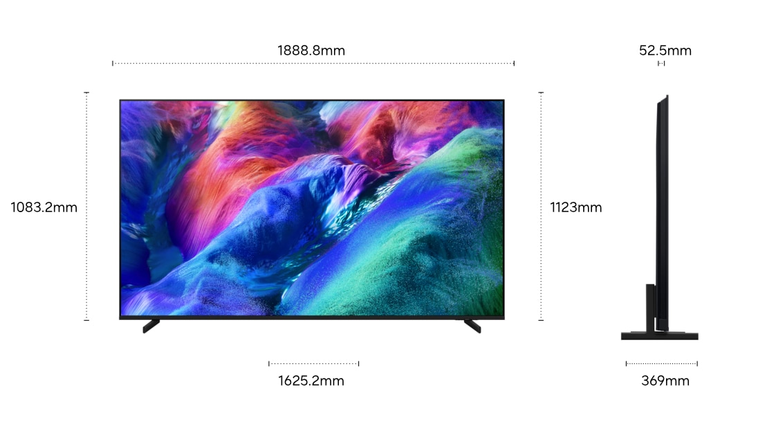 TV Micro RGB 85" (214 cm) 4K R85H Samsung TMR85R85HAUXXC Vision AI Smart TV Preto-3