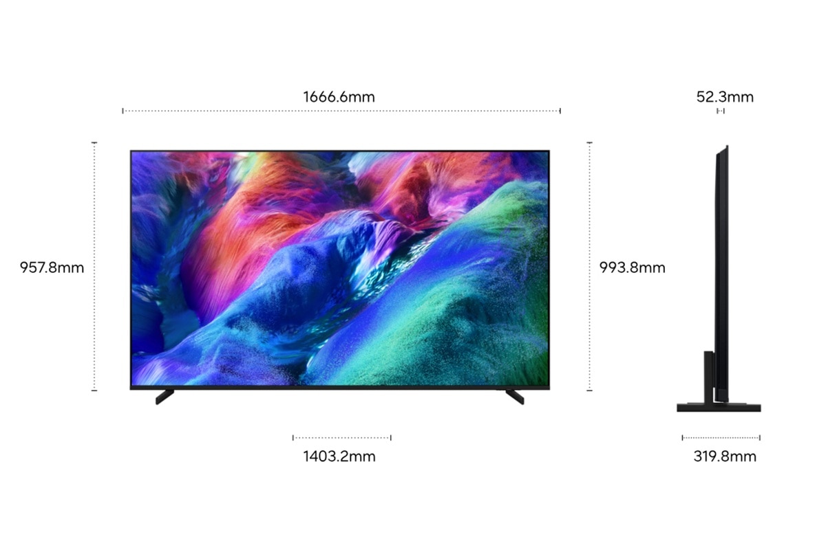 TV Micro RGB 75" (189 cm) 4K R85H Samsung TMR75R85HAUXXC Vision AI Smart TV Preto-3
