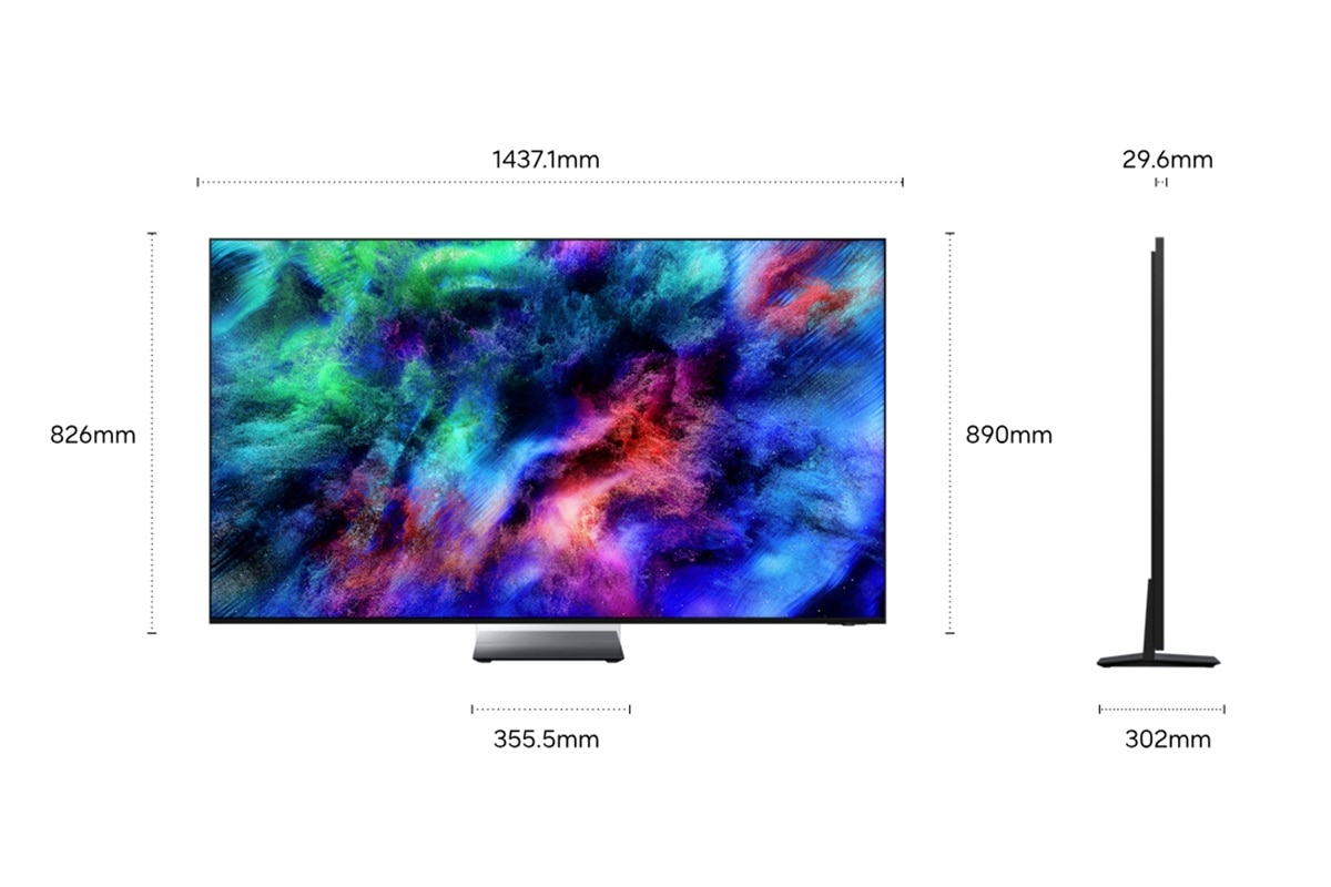 TV Micro RGB 65" (163 cm) R95H 4K Samsung TMR65R95HATXXC Vision AI Smart TV Preto-3