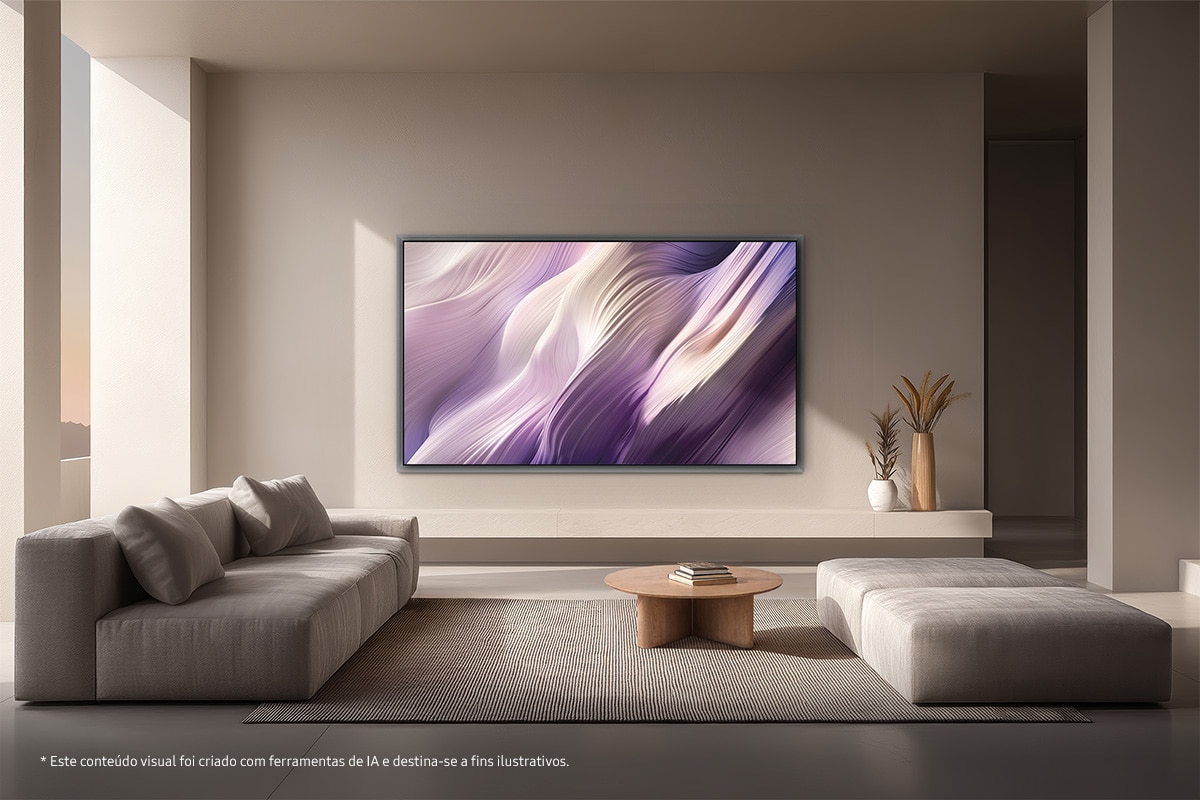 TV OLED 83" (209 cm) S99H 4K SEM Reflexos Samsung TQ83S99HAEXXC Vision AI Smart TV Preto-16