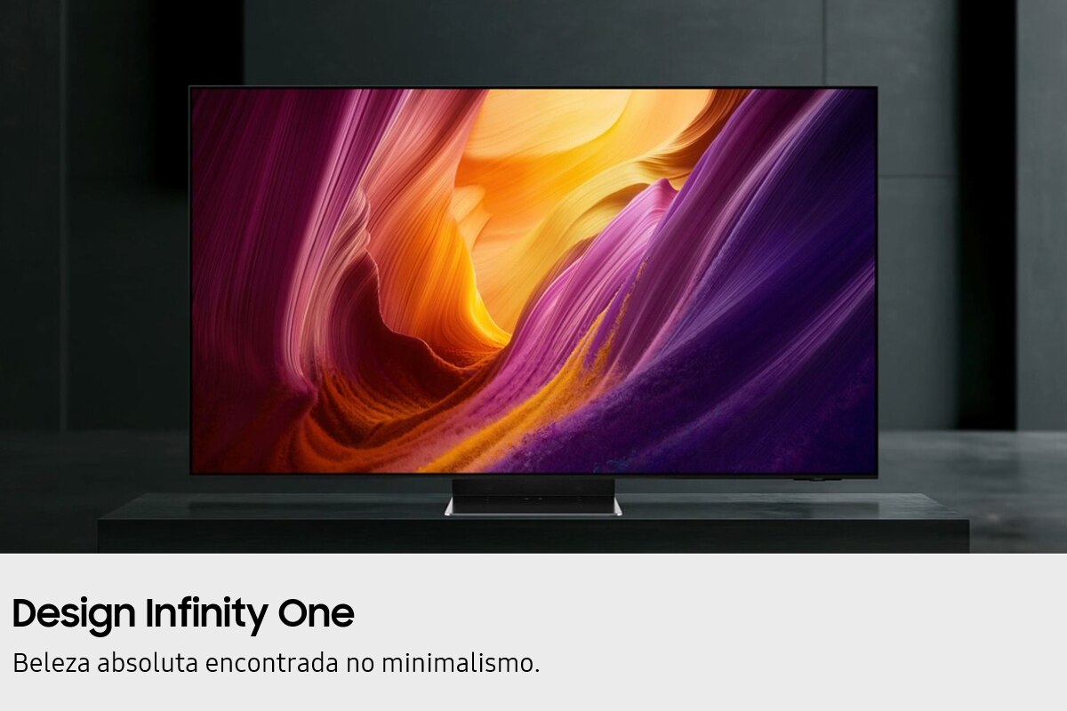 TV OLED 77" (195 cm) S95H 4K SEM Reflexos Samsung TQ77S95HFTXXC Vision AI Smart TV 11