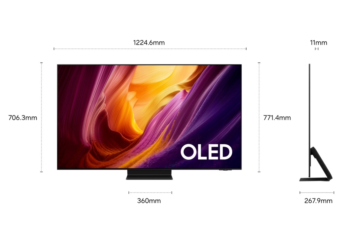 TV OLED 65" (163 cm) S95H 4K SEM Reflexos Samsung TQ65S95HFTXXC Vision AI Smart TV 3